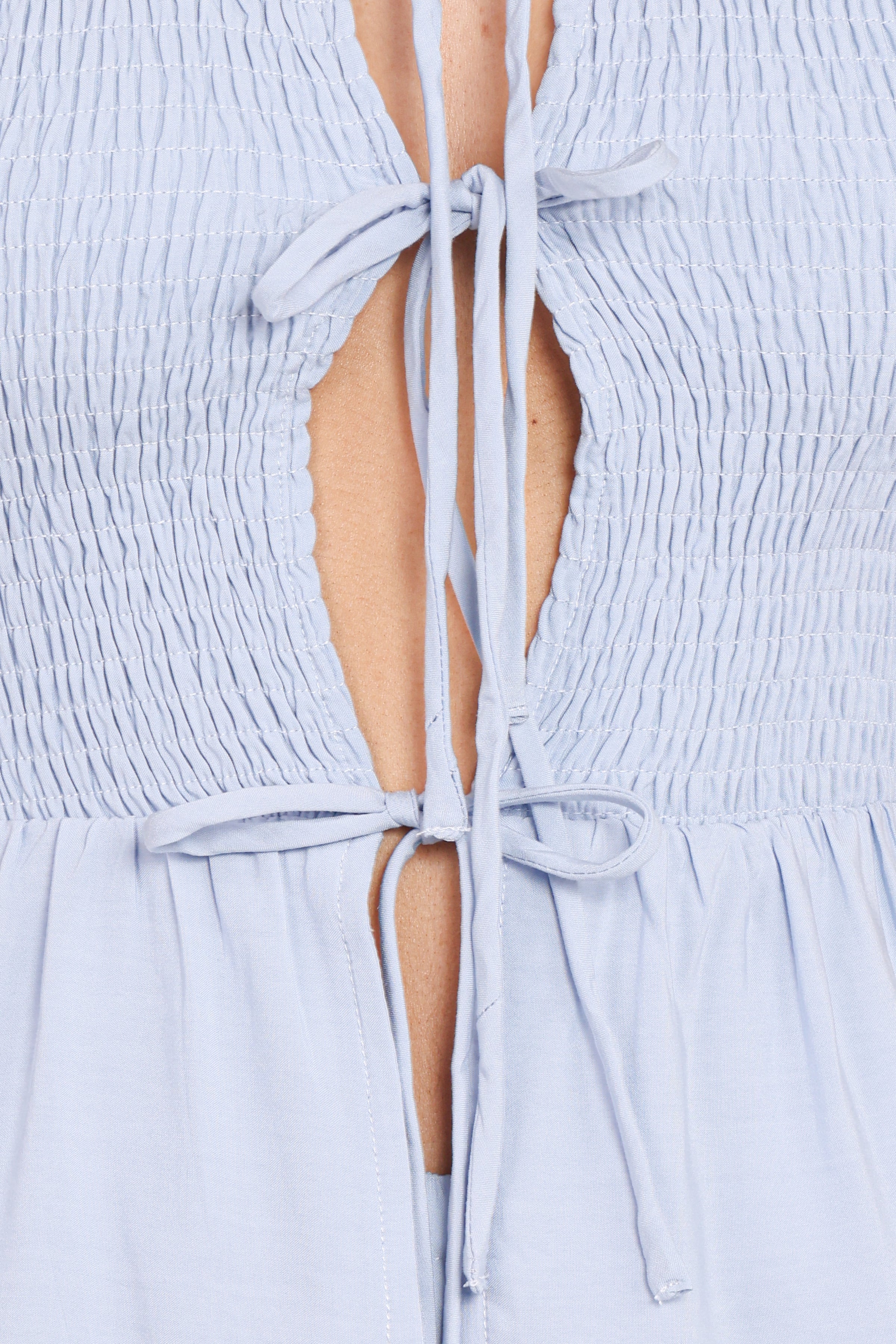 Fleur Top - Pale Blue