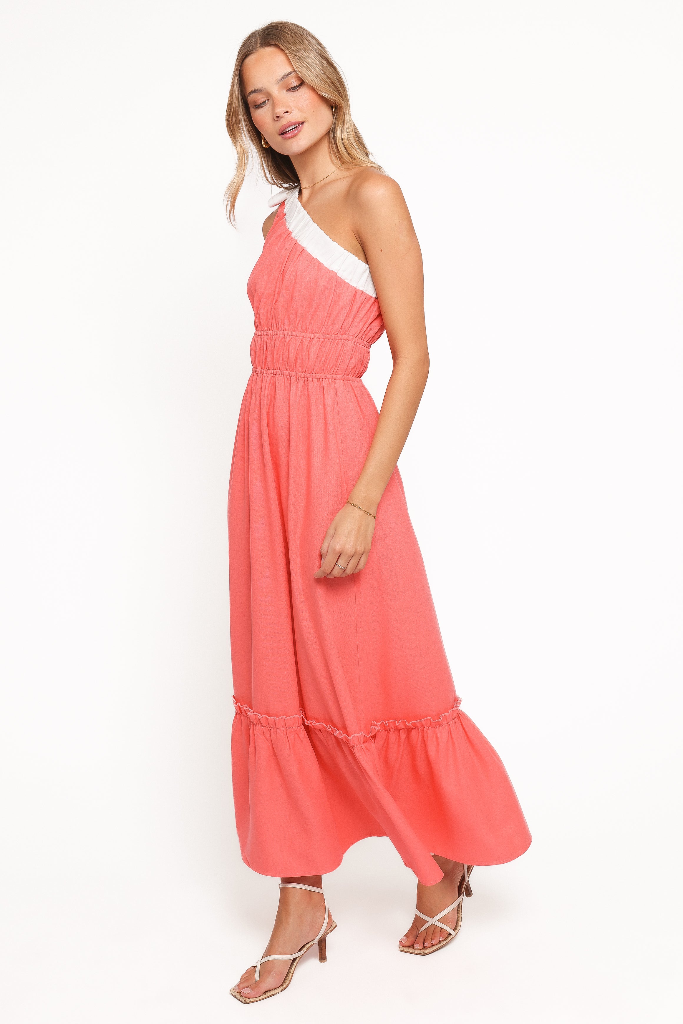 Gilda Maxi Dress - Coral