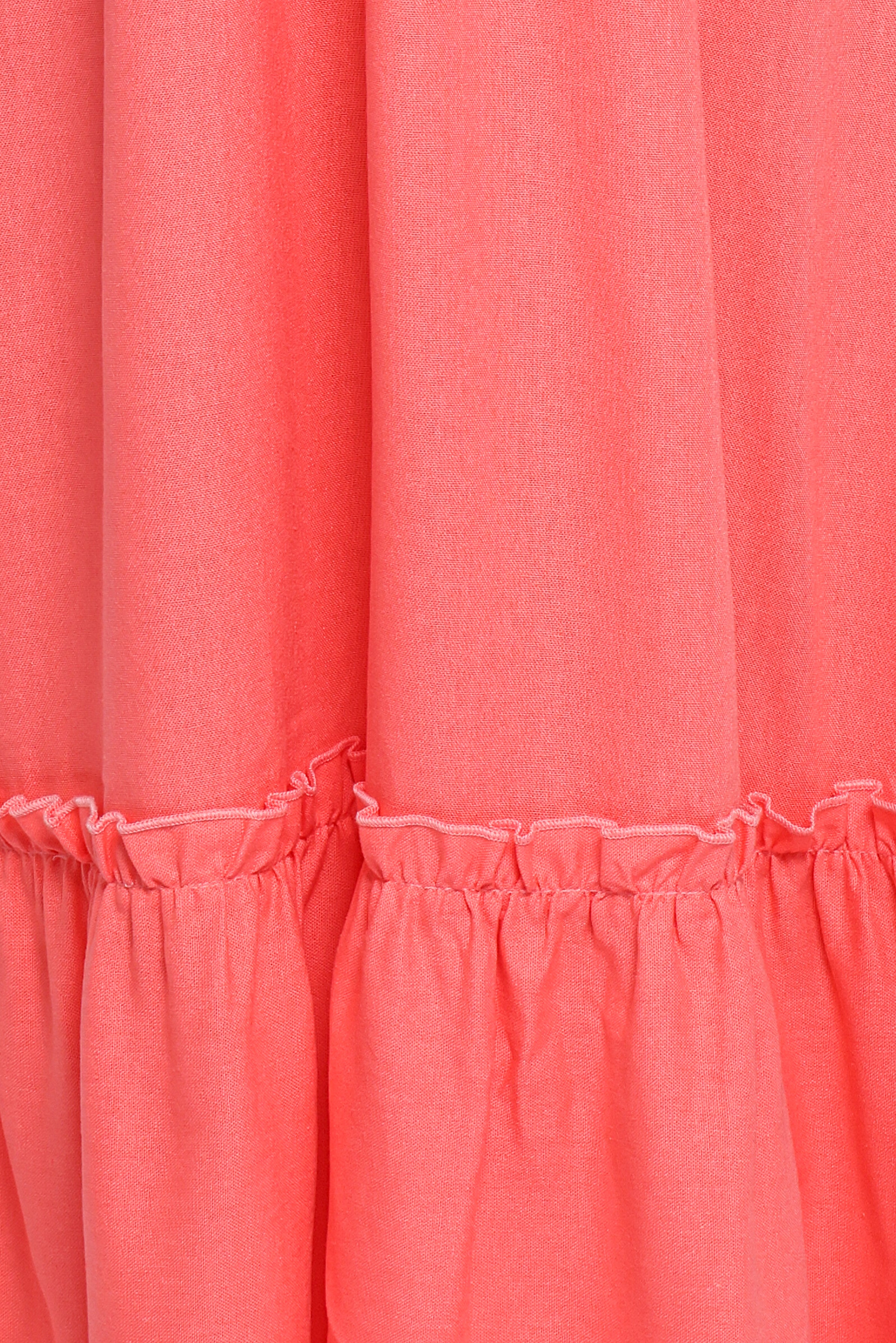 Gilda Maxi Dress - Coral
