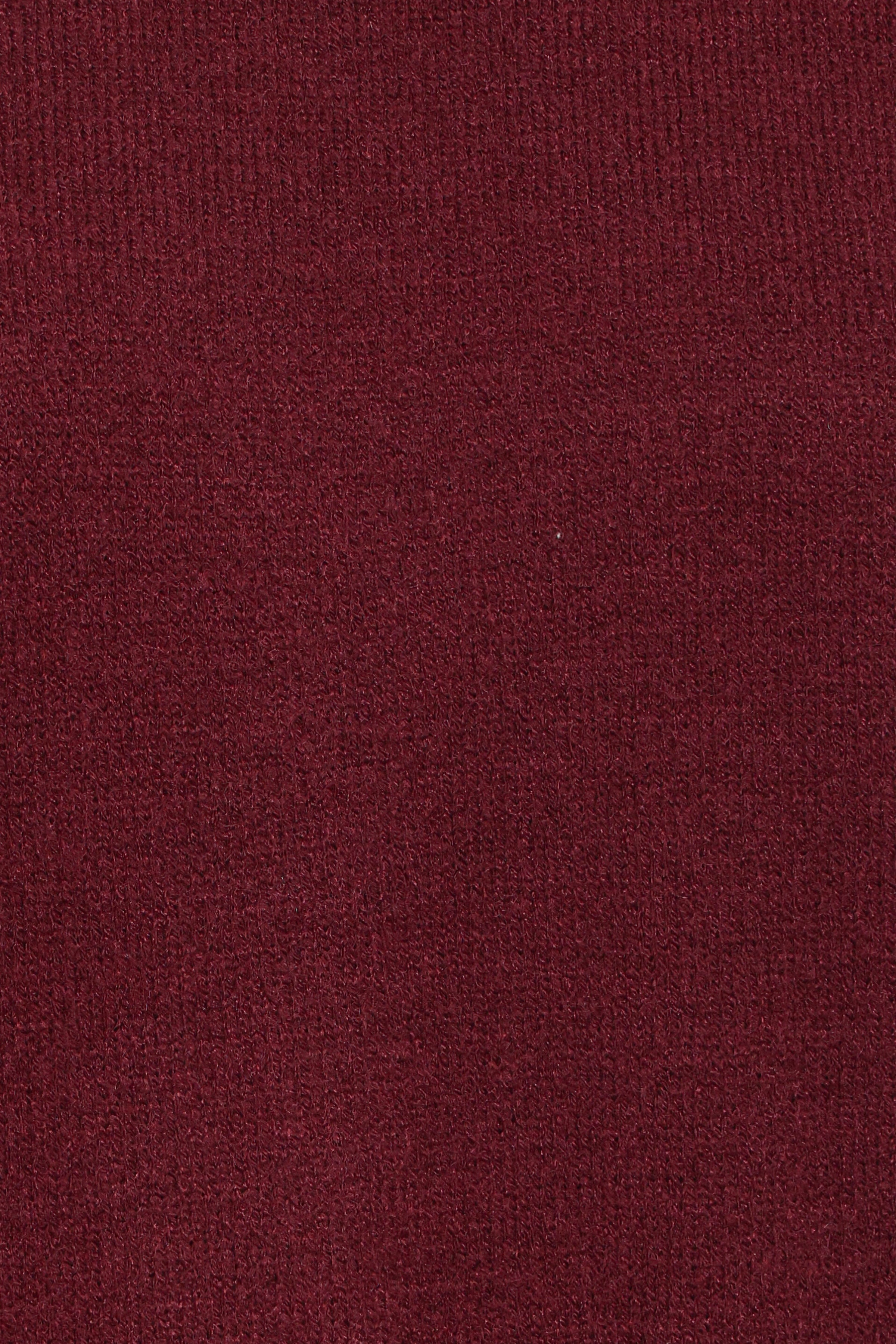 Gillian Pointelle Oversized Sweater - Burgundy