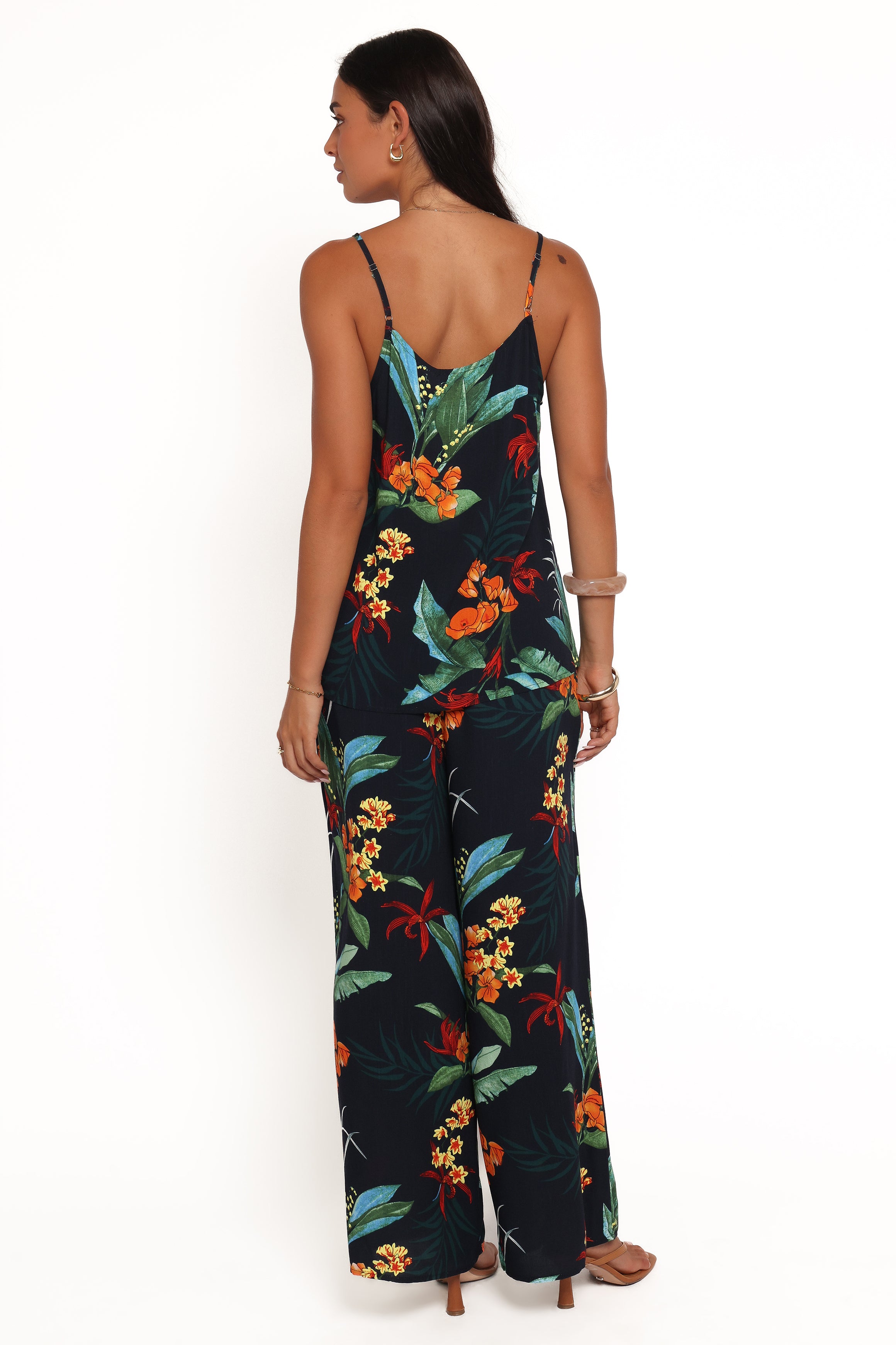 Ginny Pant Set - Blue Floral