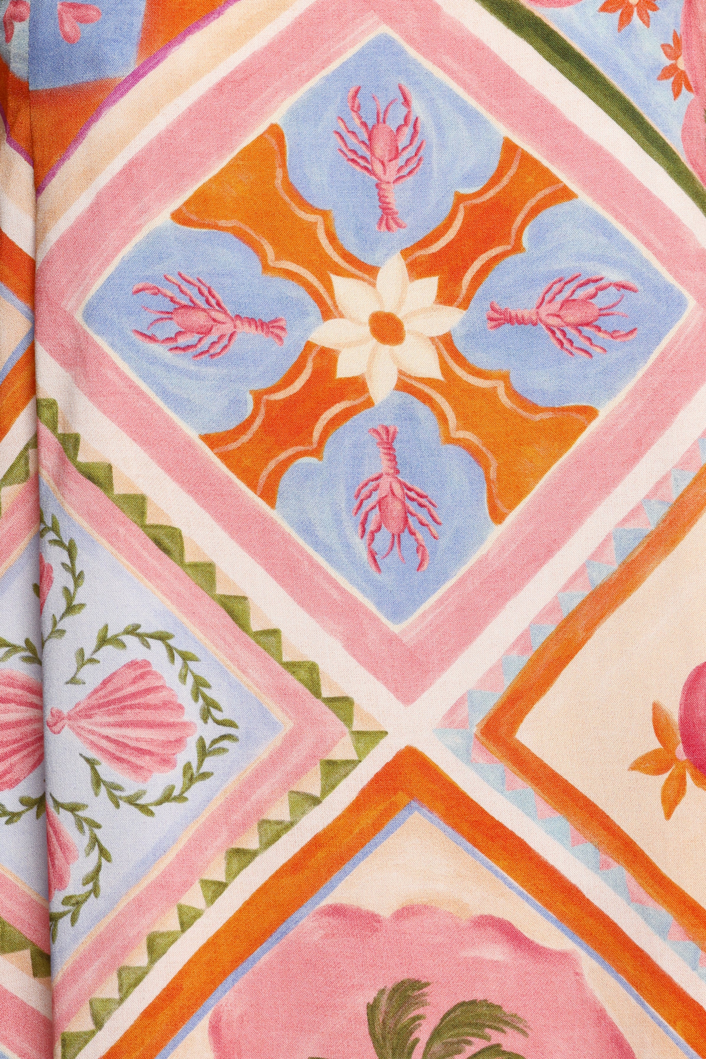 Gisela Midi Dress - Multi Tile