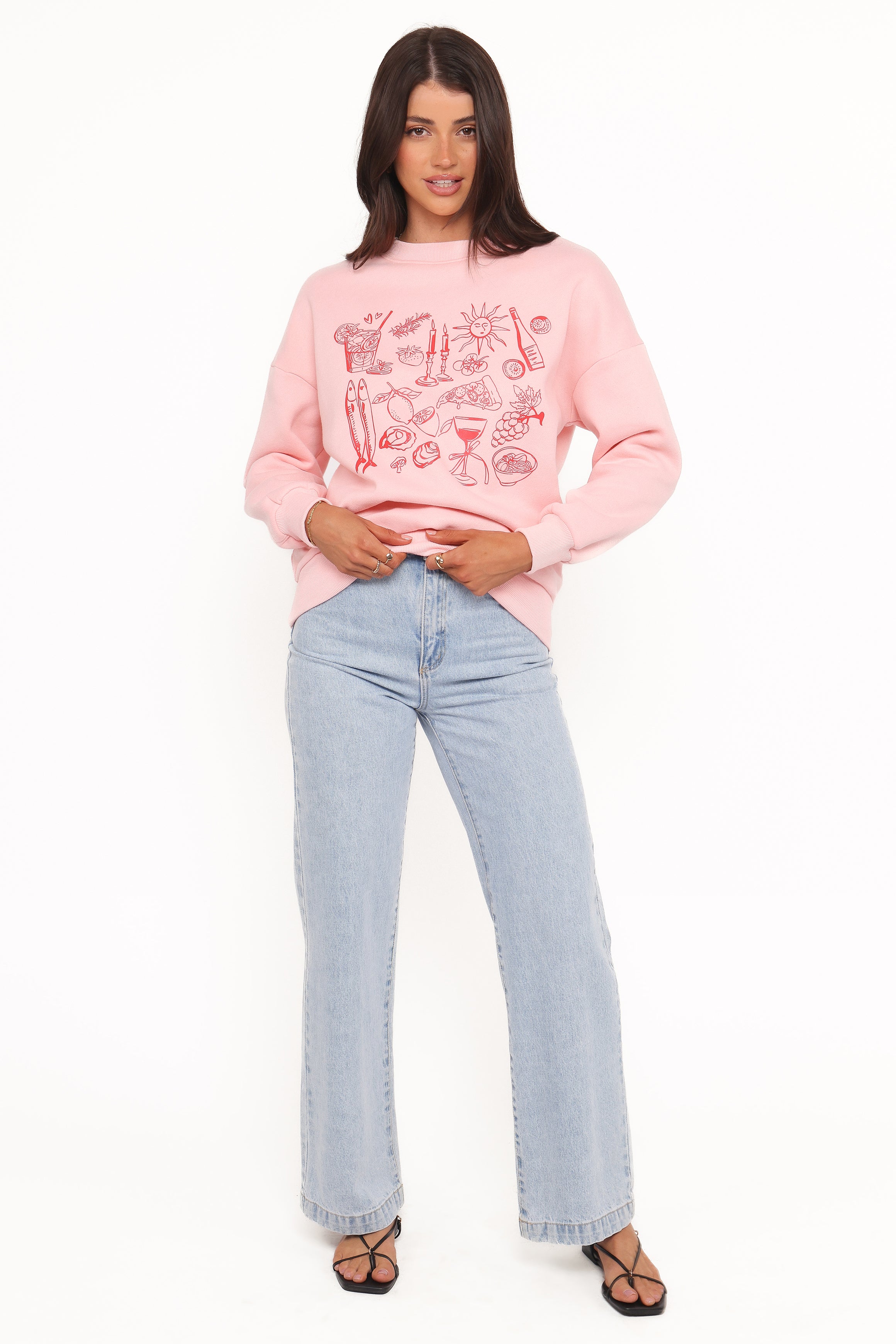 Hannah Sweatshirt - Pink