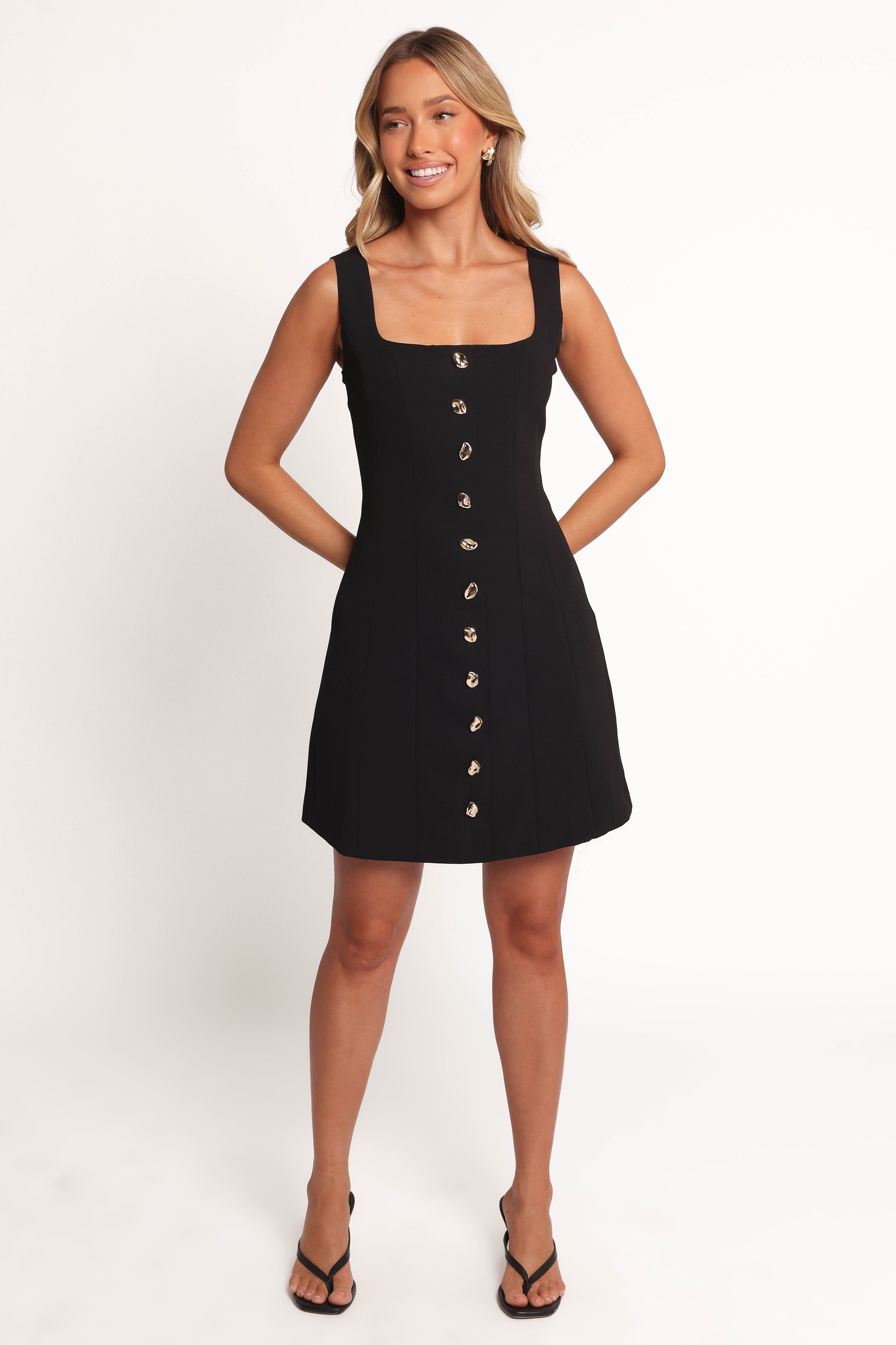 Heidi Mini Dress - Black