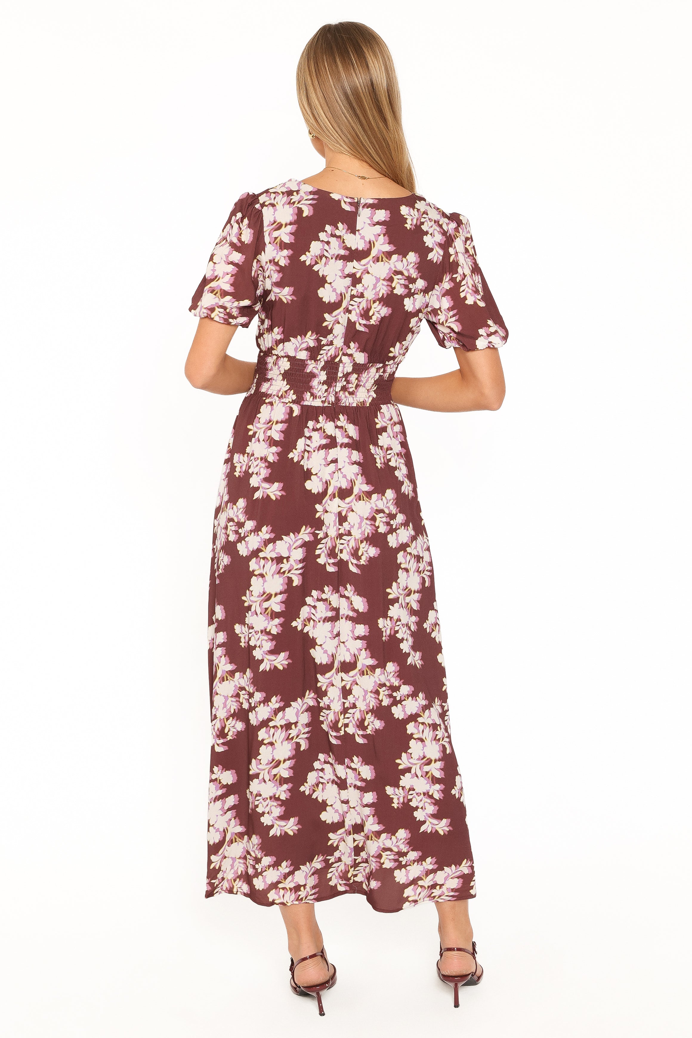 Henny Maxi Dress - Pink Rum Floral