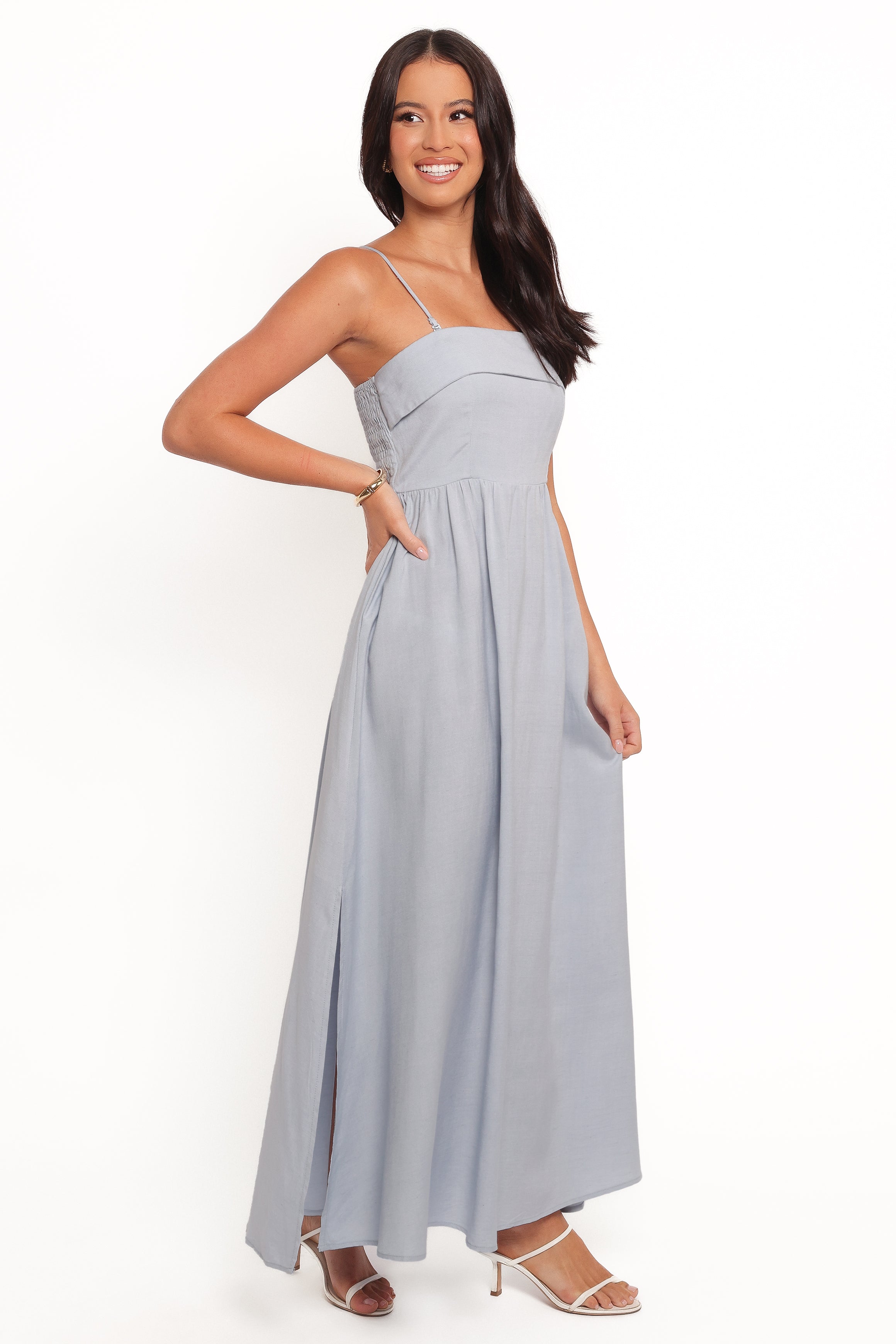 Imogen Midi Dress - Blue