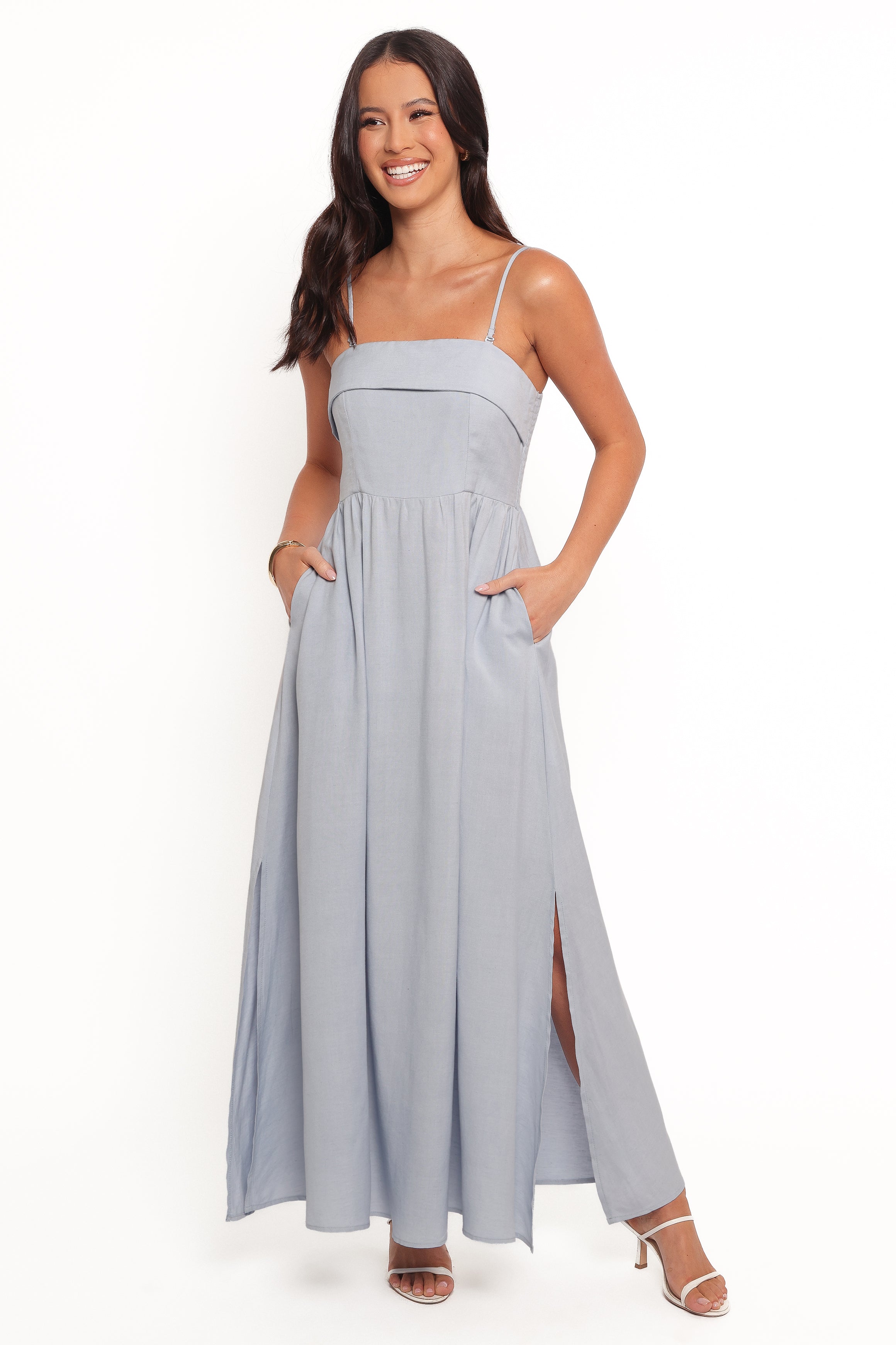 Imogen Midi Dress - Blue