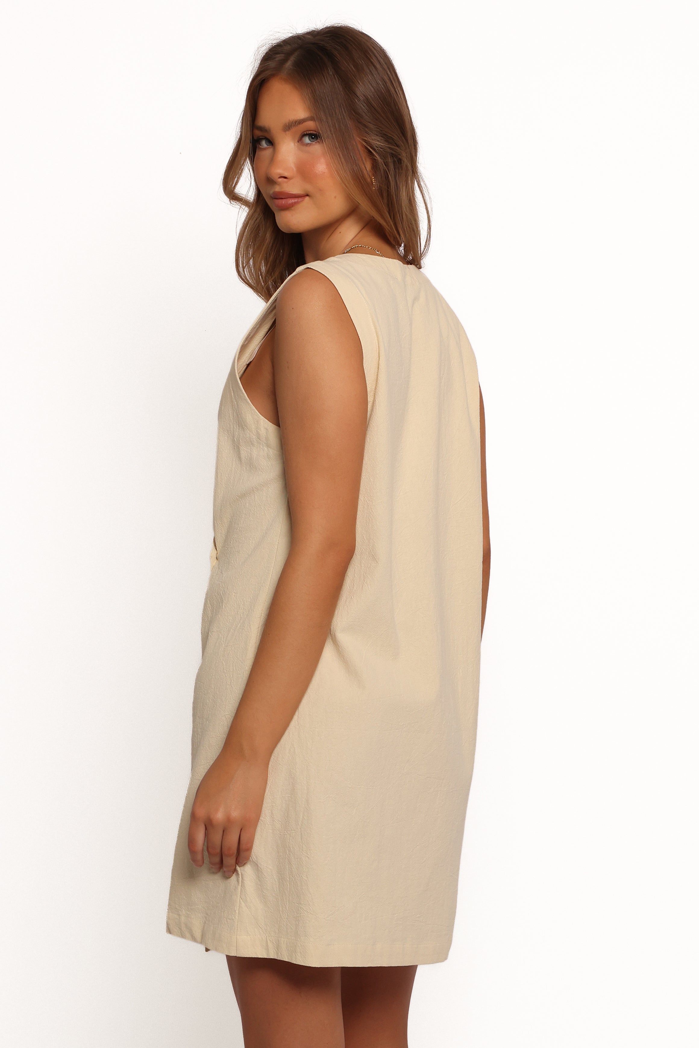 India Mini Dress - Butter Yellow