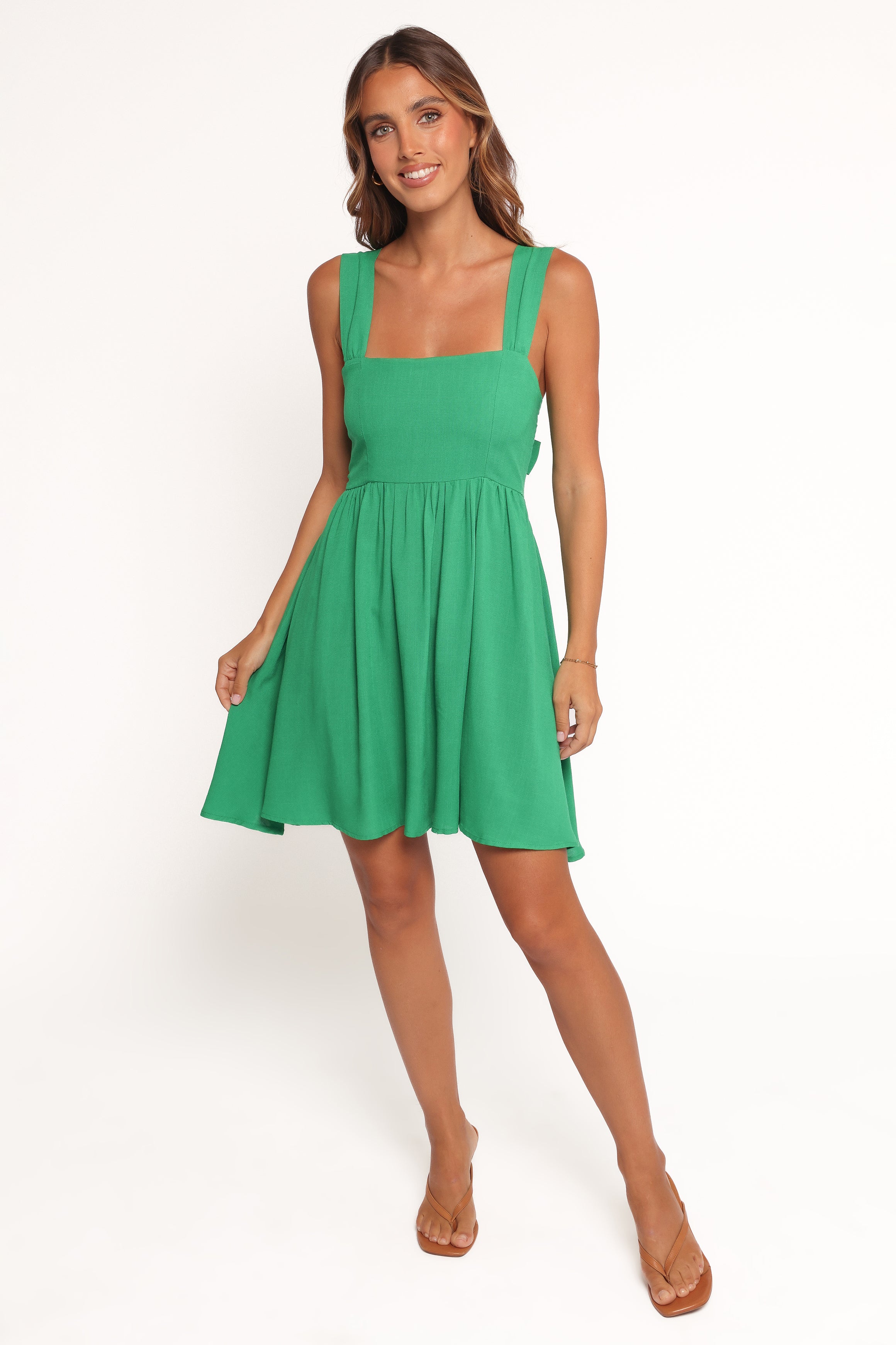 Inverness Mini Dress - Green
