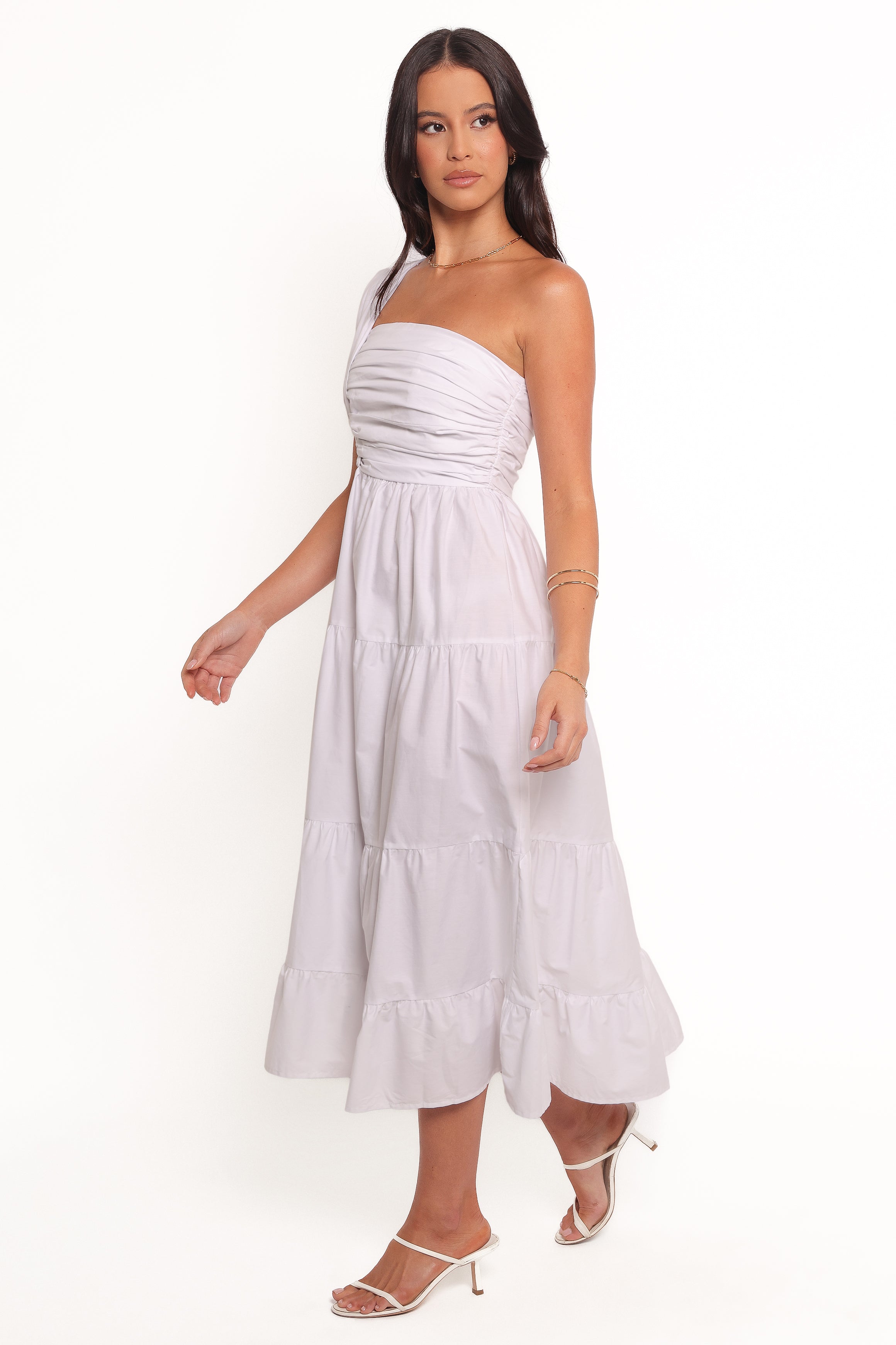 Isabela Midi Dress - White