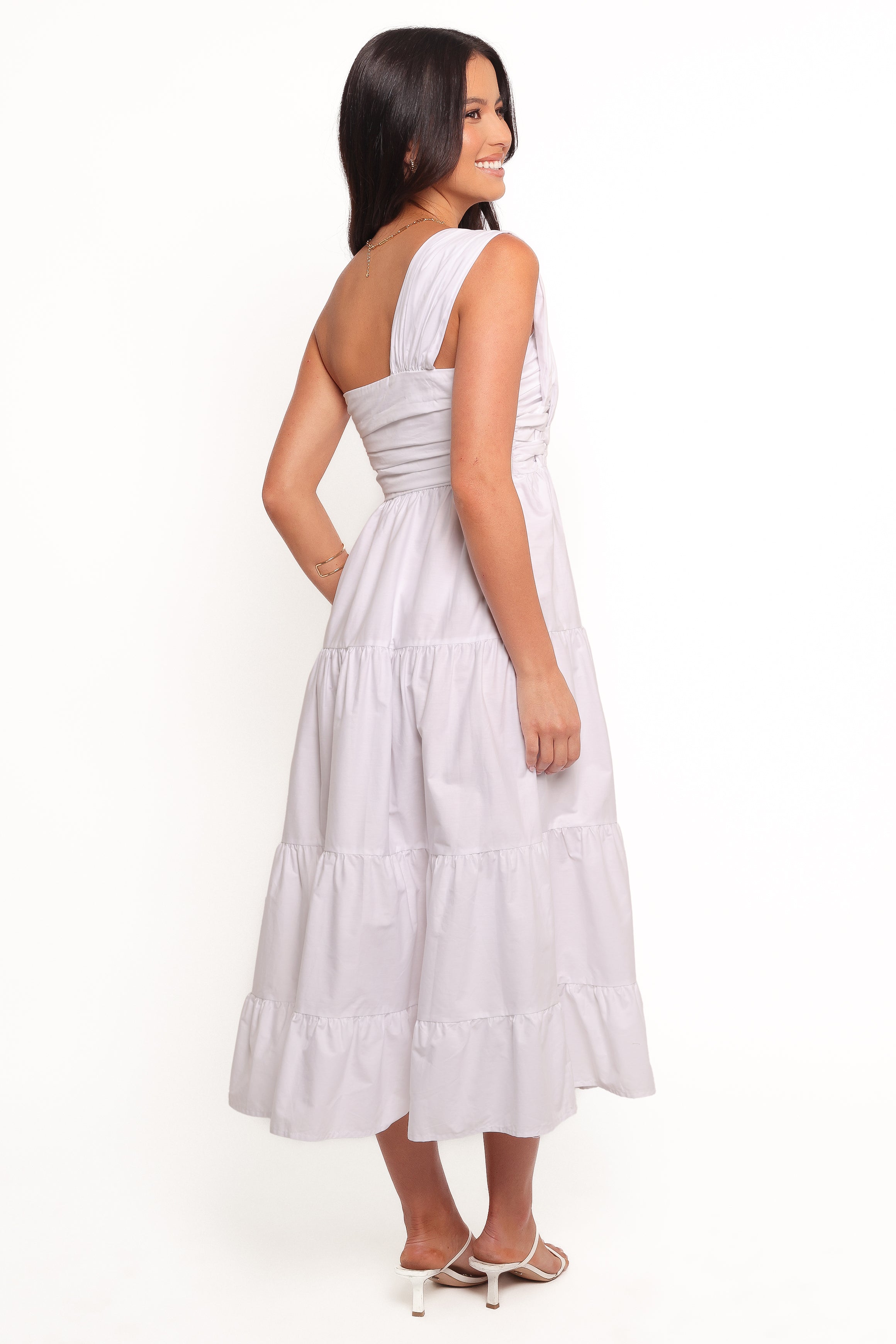 Isabela Midi Dress - White