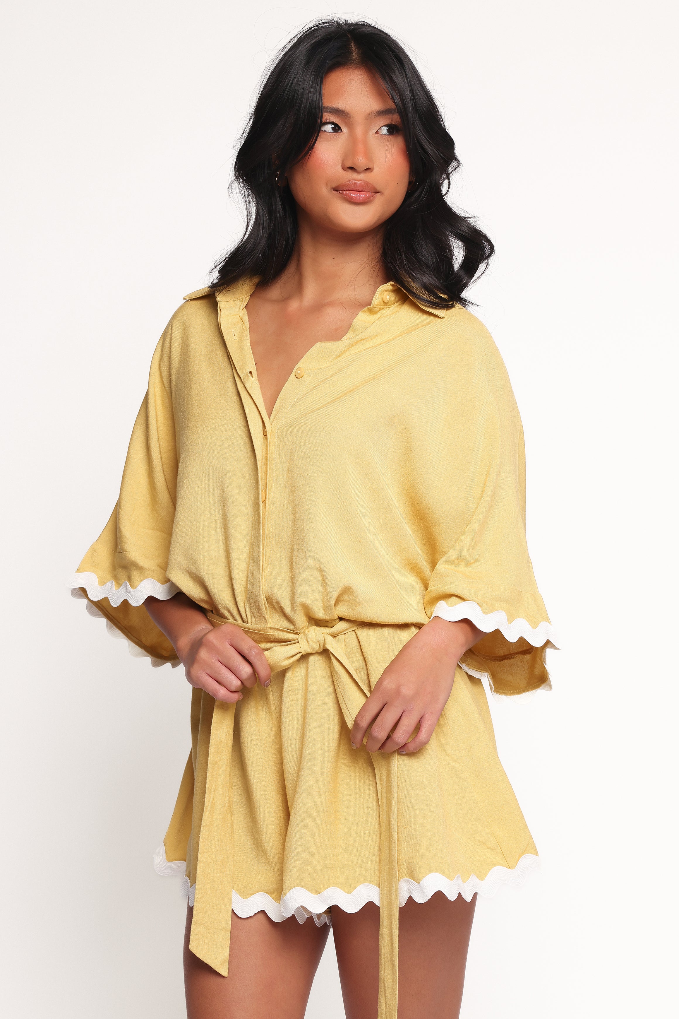 Isabella Playsuit - Panna Cotta