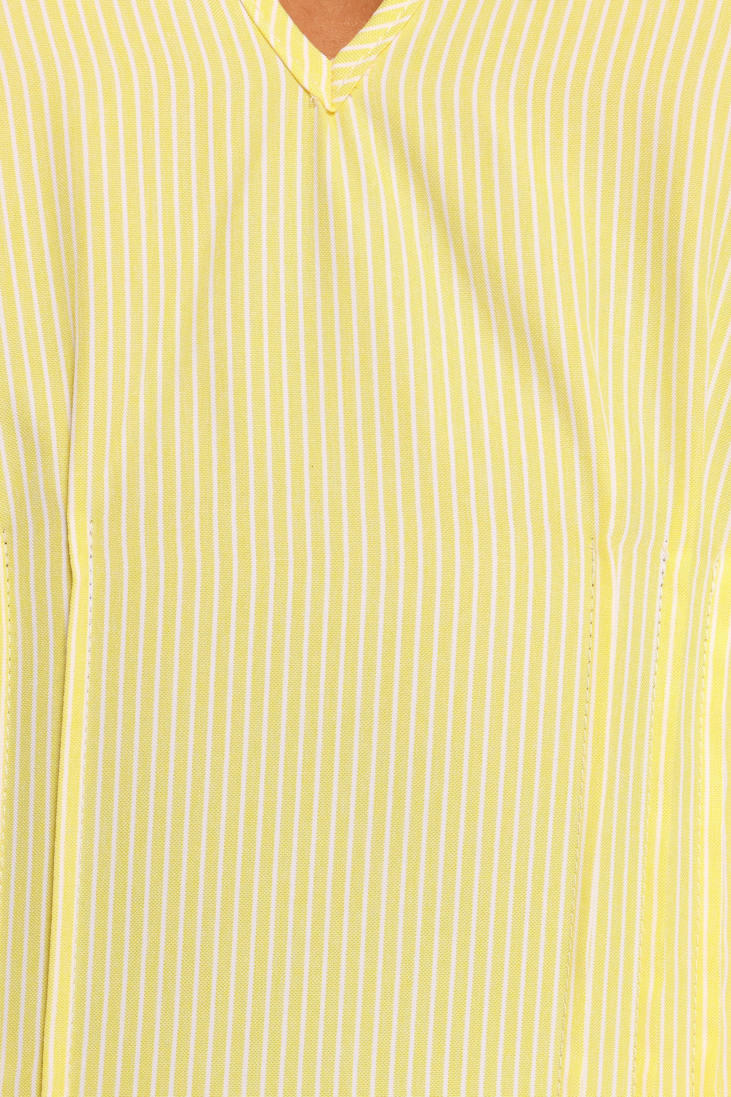 Jaynie Maxi Dress - Yellow Stripe
