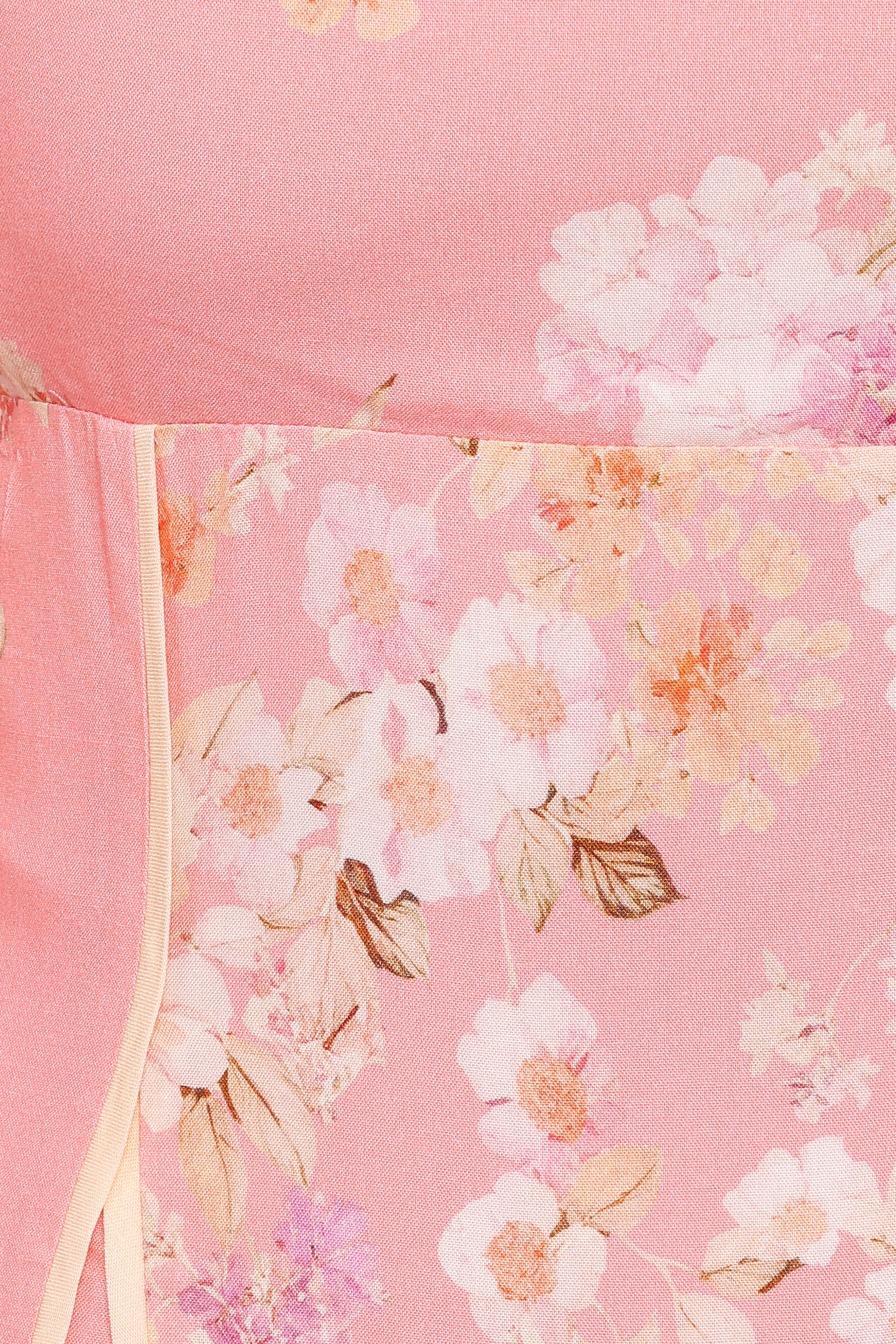 Josiana Mini Dress - Pink Floral