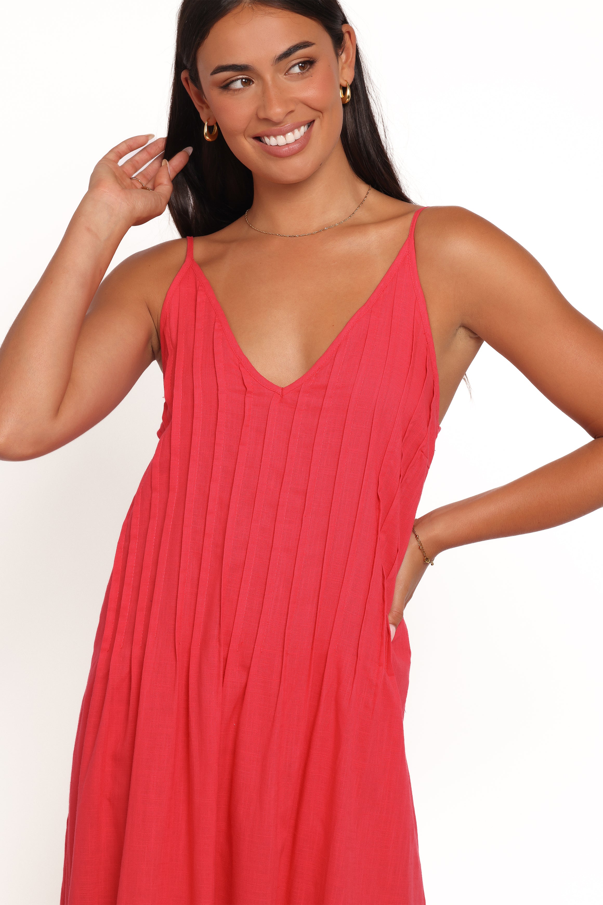 Julien Maxi Dress - Red