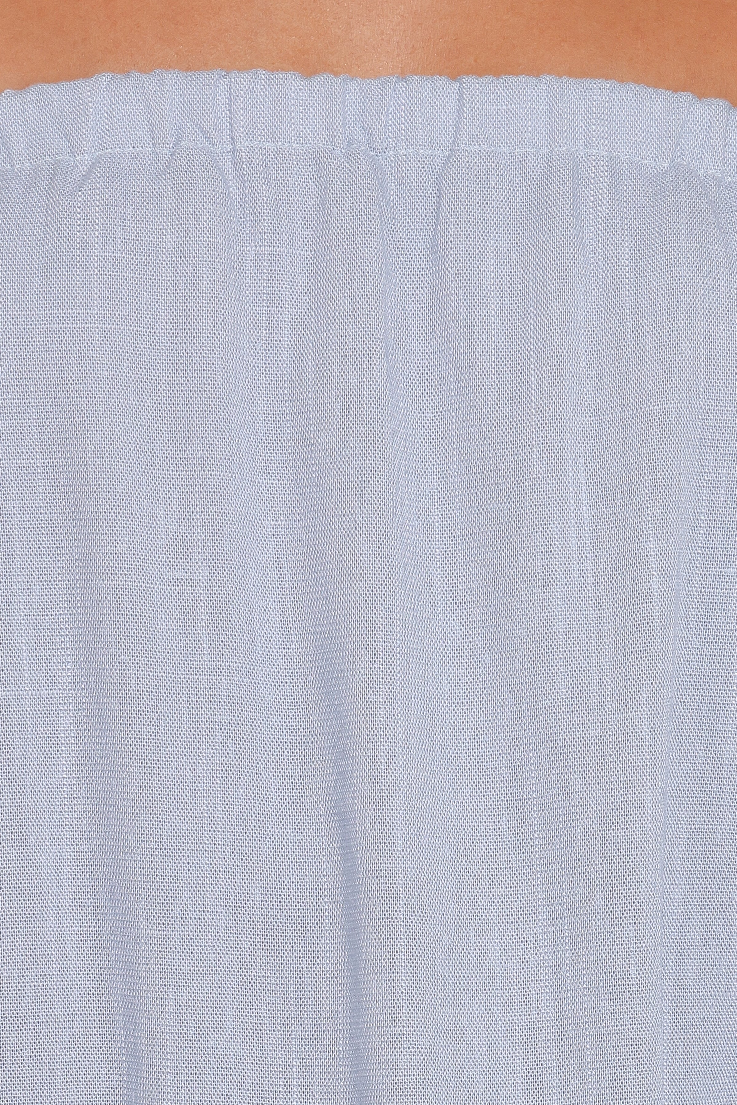 Karlen Strapless Playsuit - Robin Blue