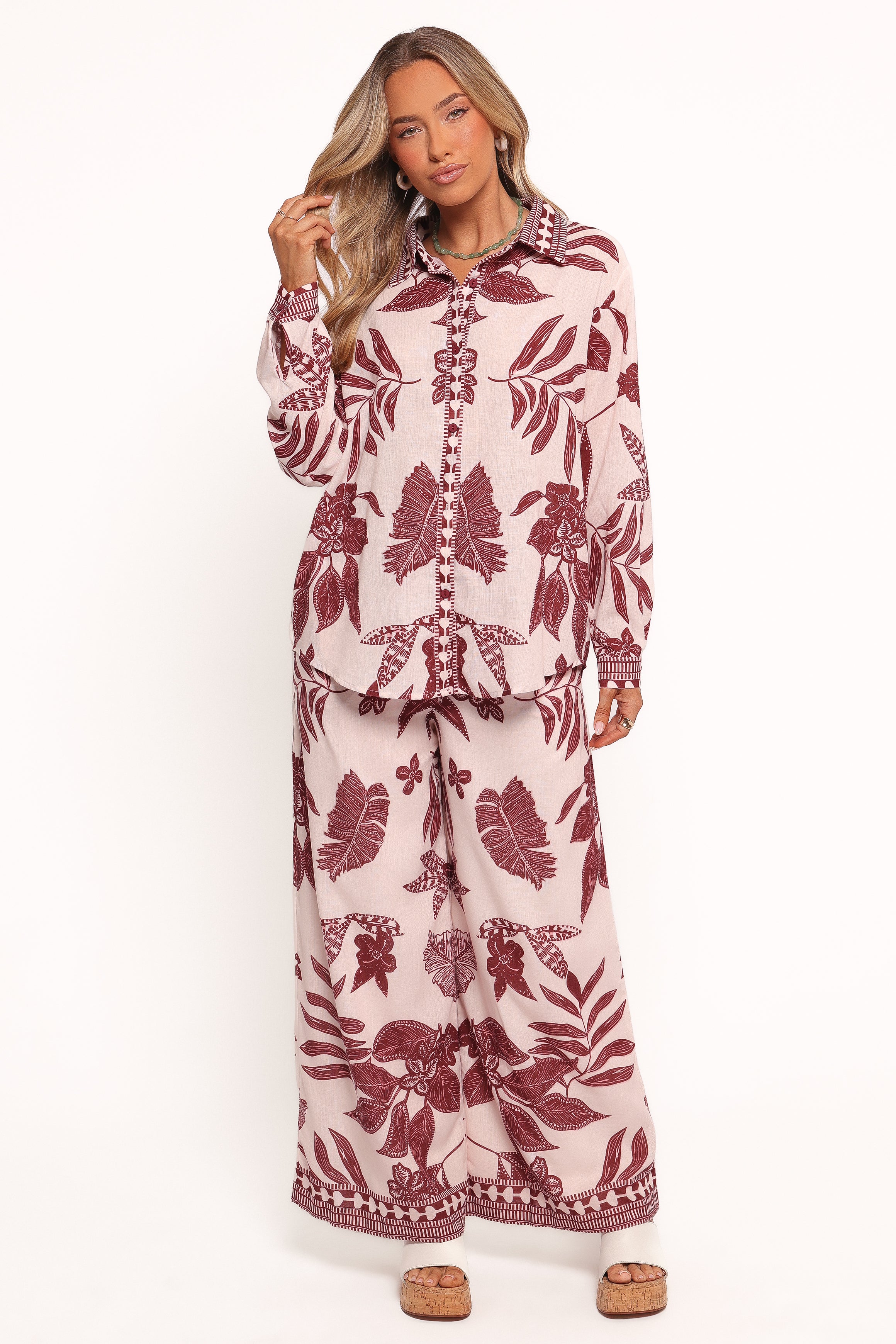 Karva Top - Leaf Print