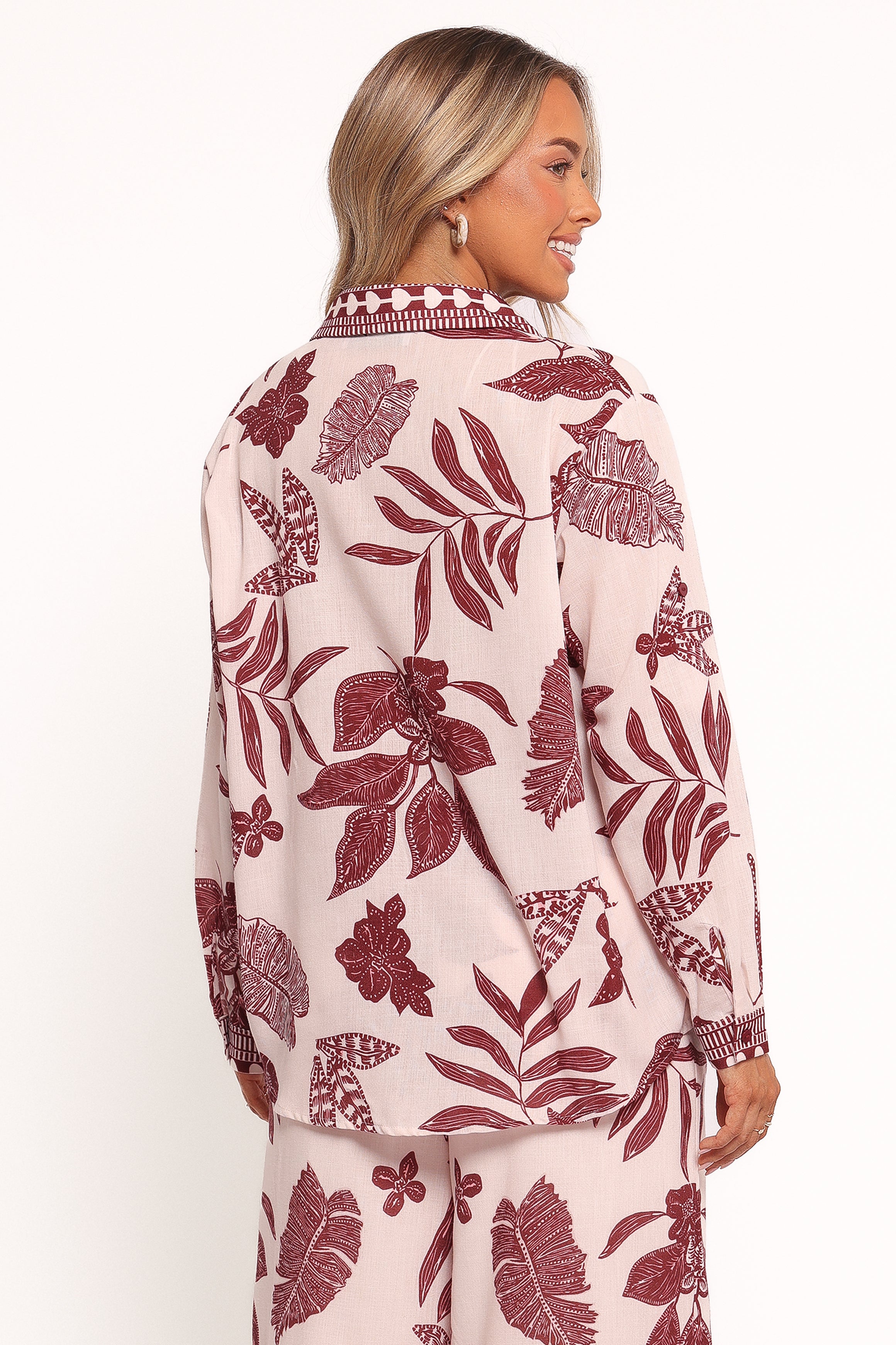 Karva Top - Leaf Print