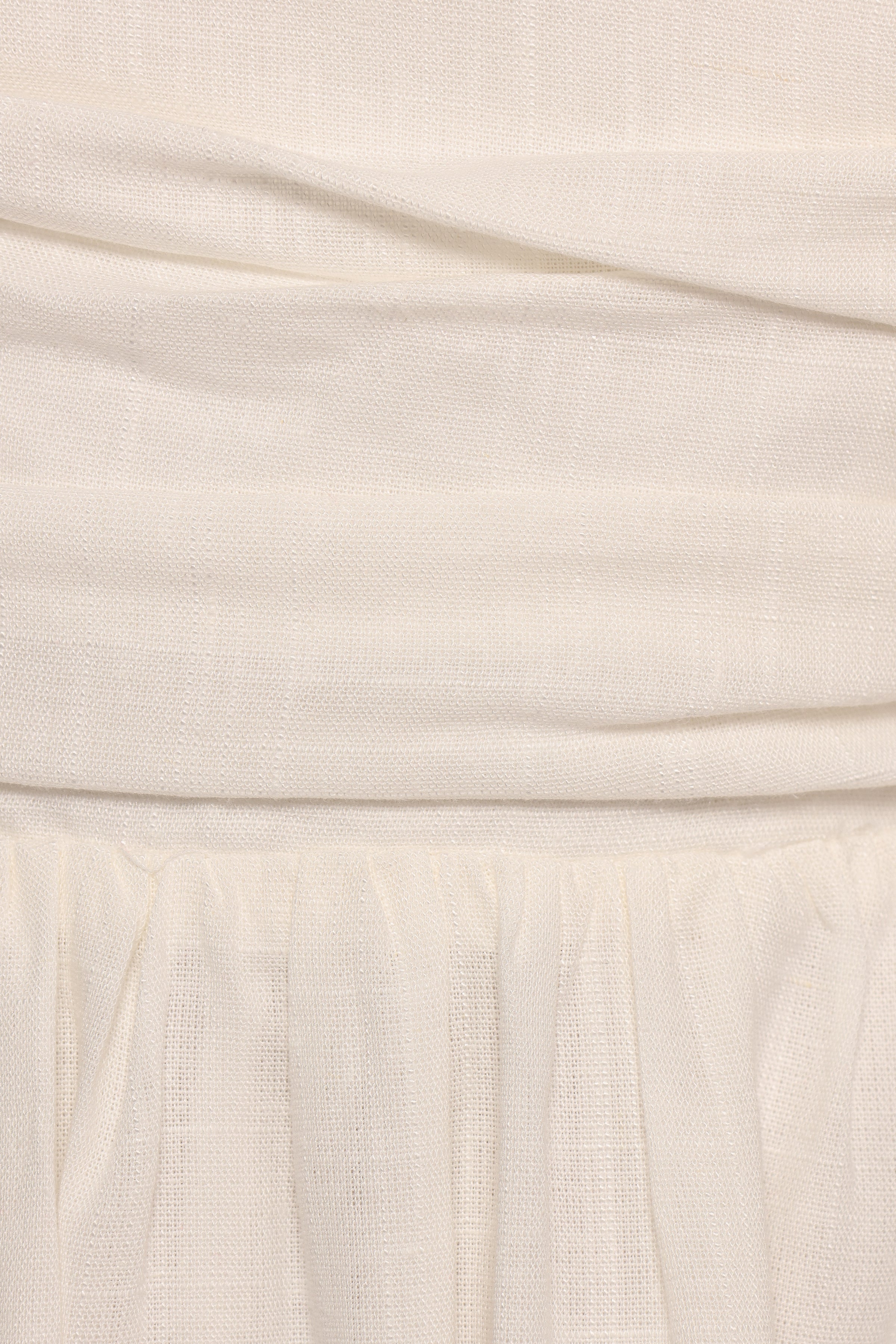 Katy Strapless Mini Dress - White