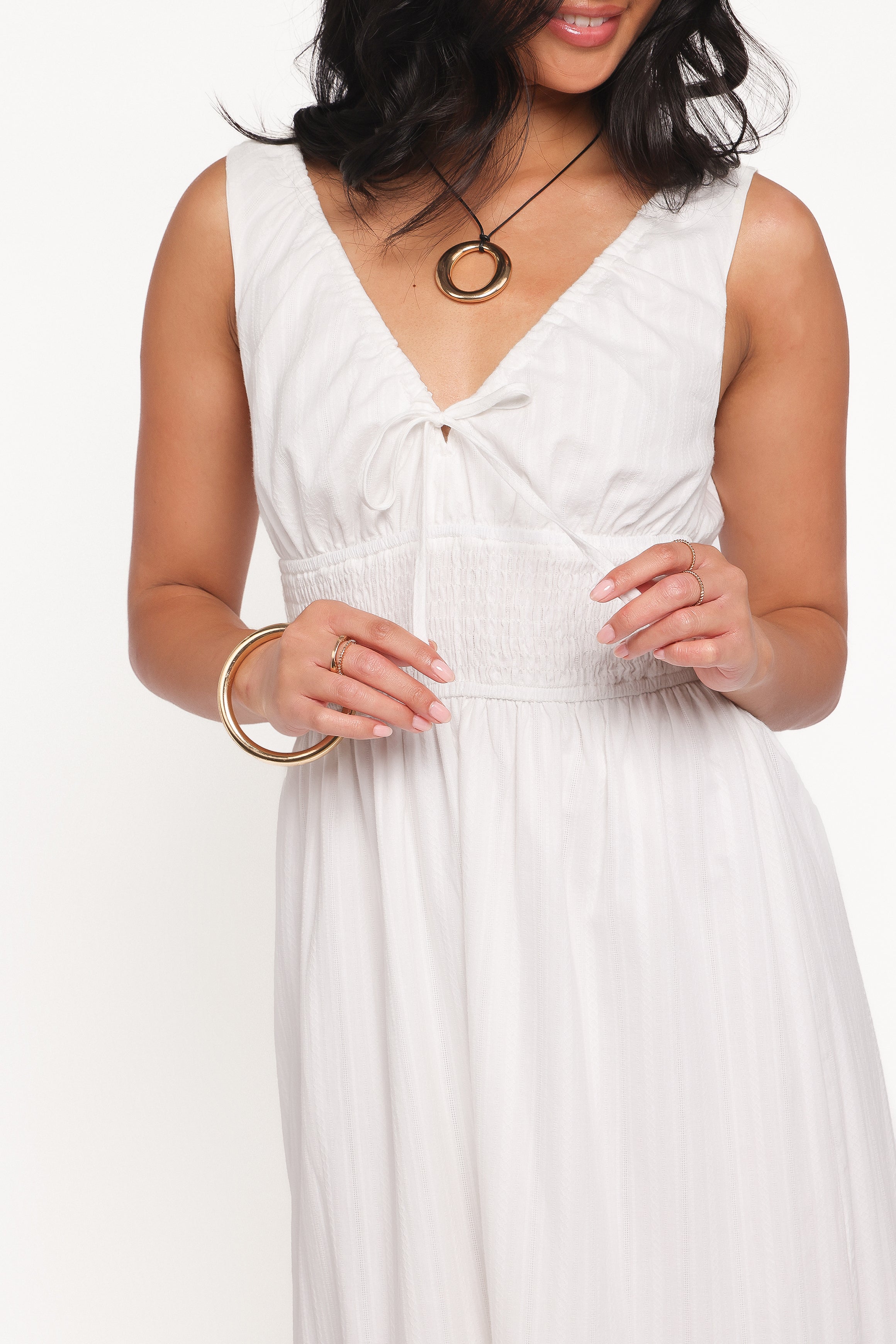 Kayden Maxi Dress - White
