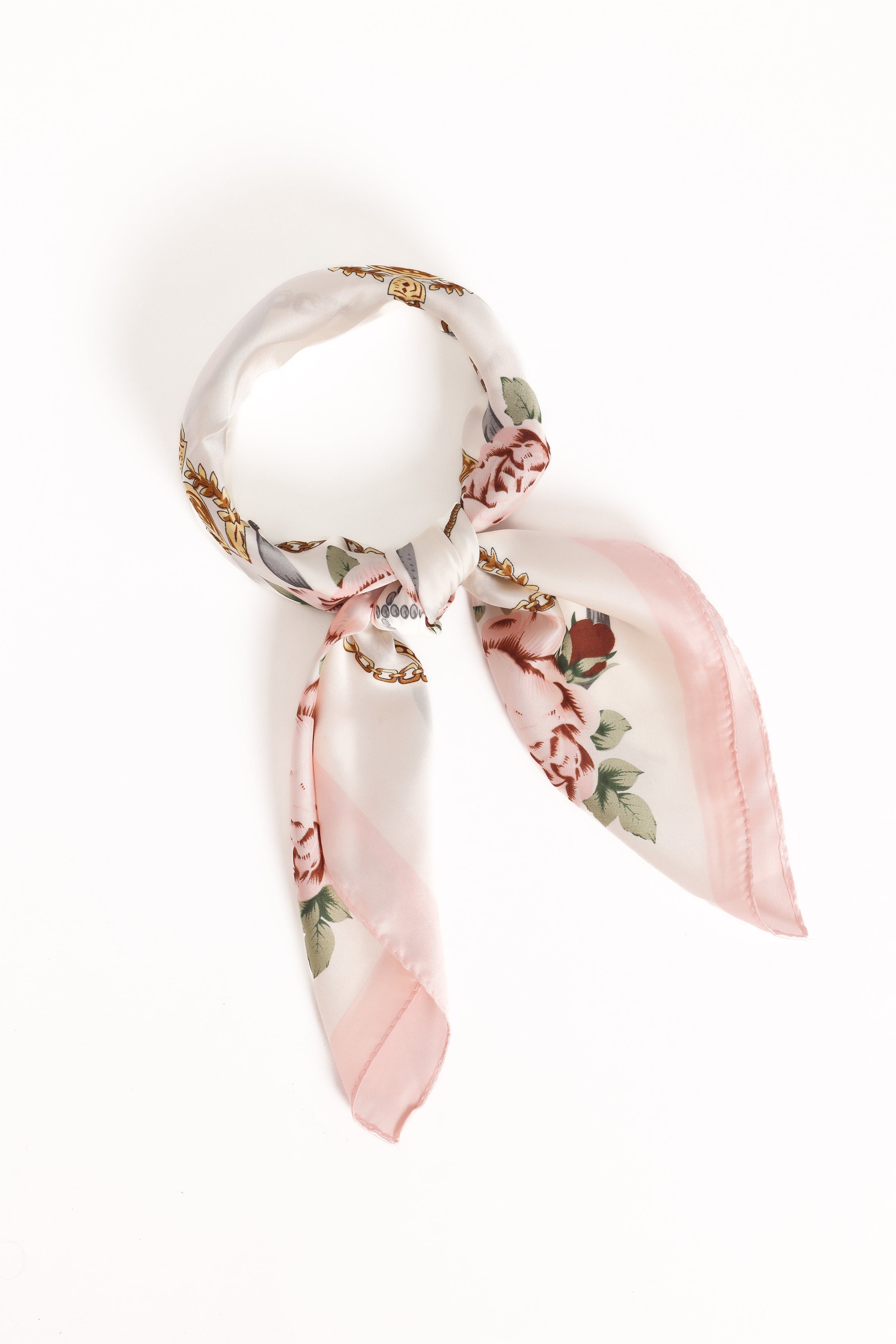 Kennedy Hair Scarf - White Floral