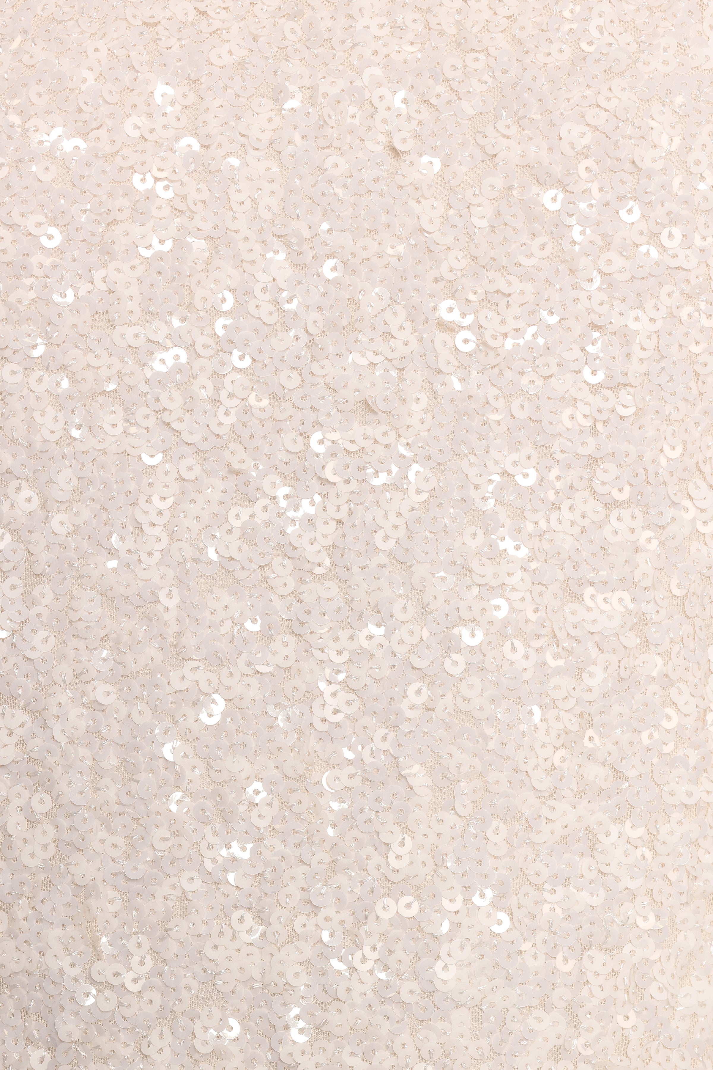 Kezie Sequin Mini Dress - Cream