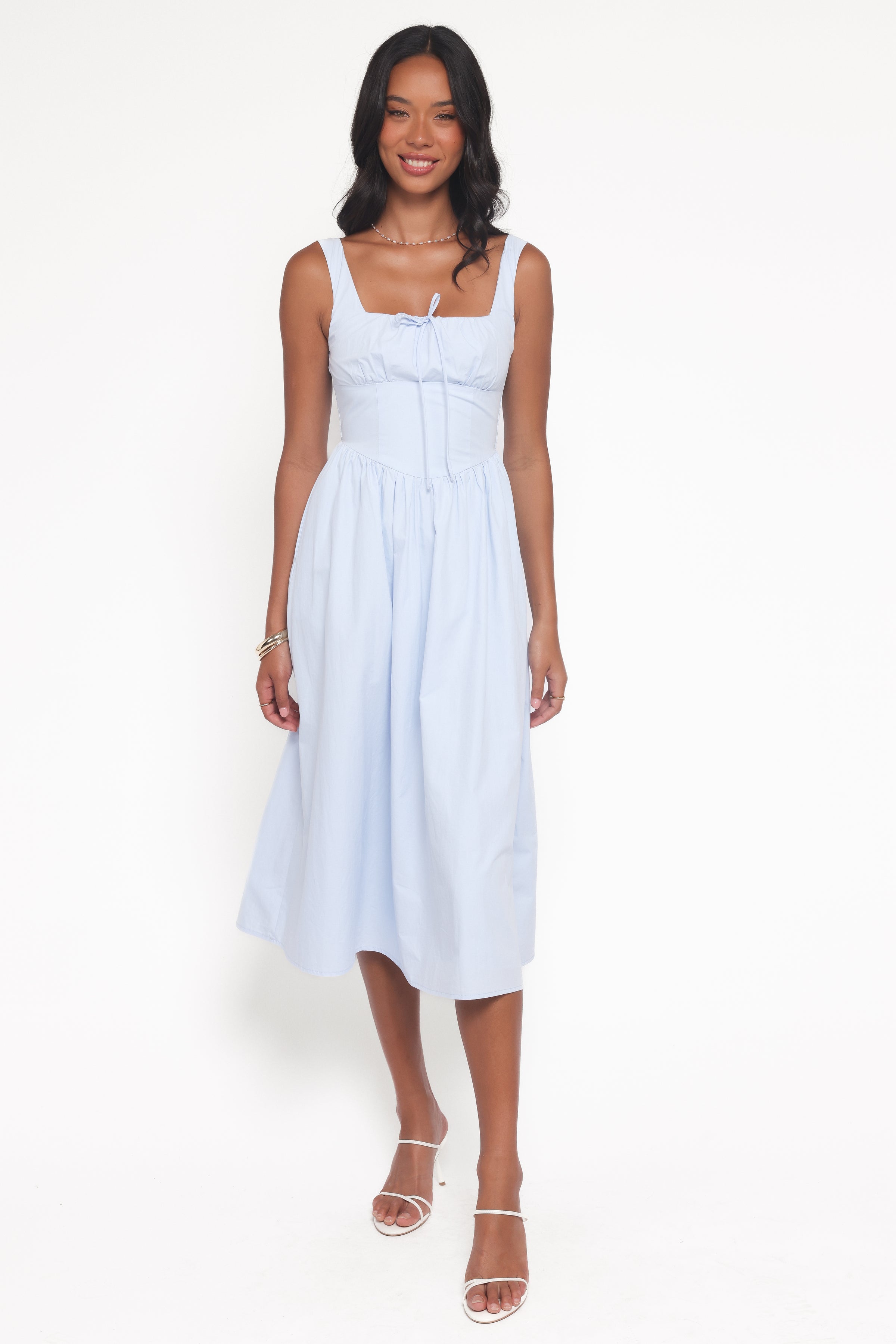 Kinslee Midi Dress - Blue