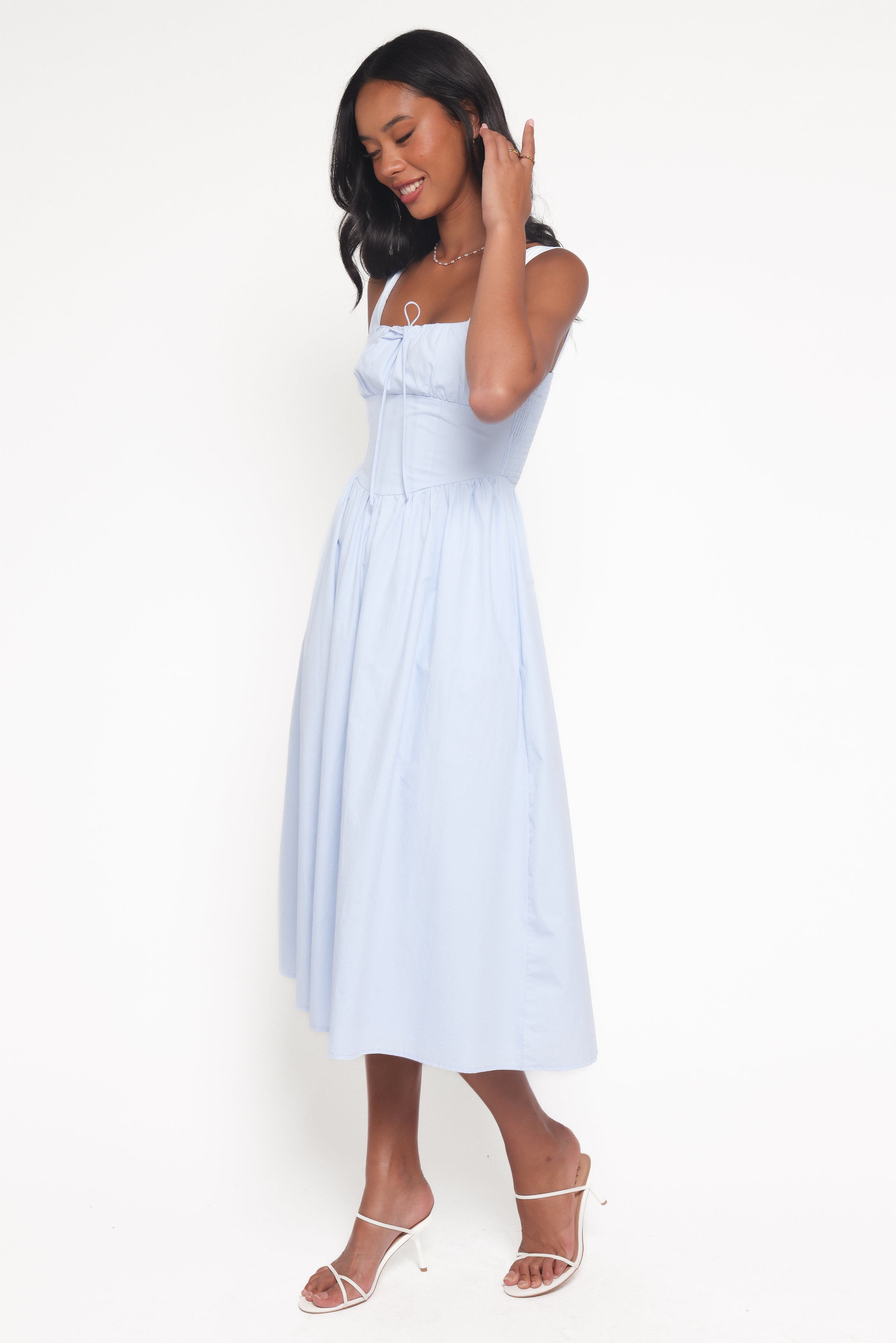 Kinslee Midi Dress - Blue