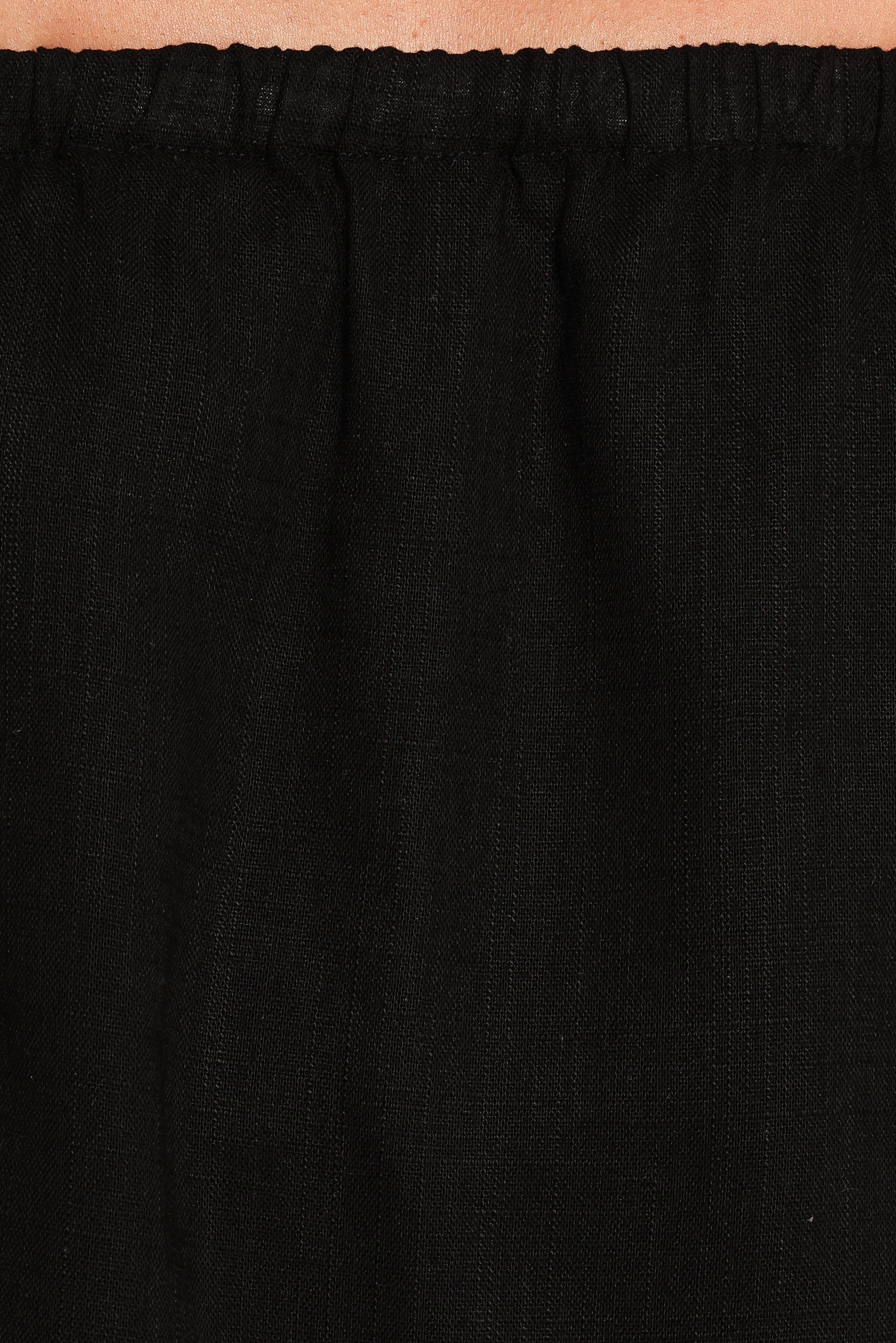 Kristia Strapless Playsuit - Black