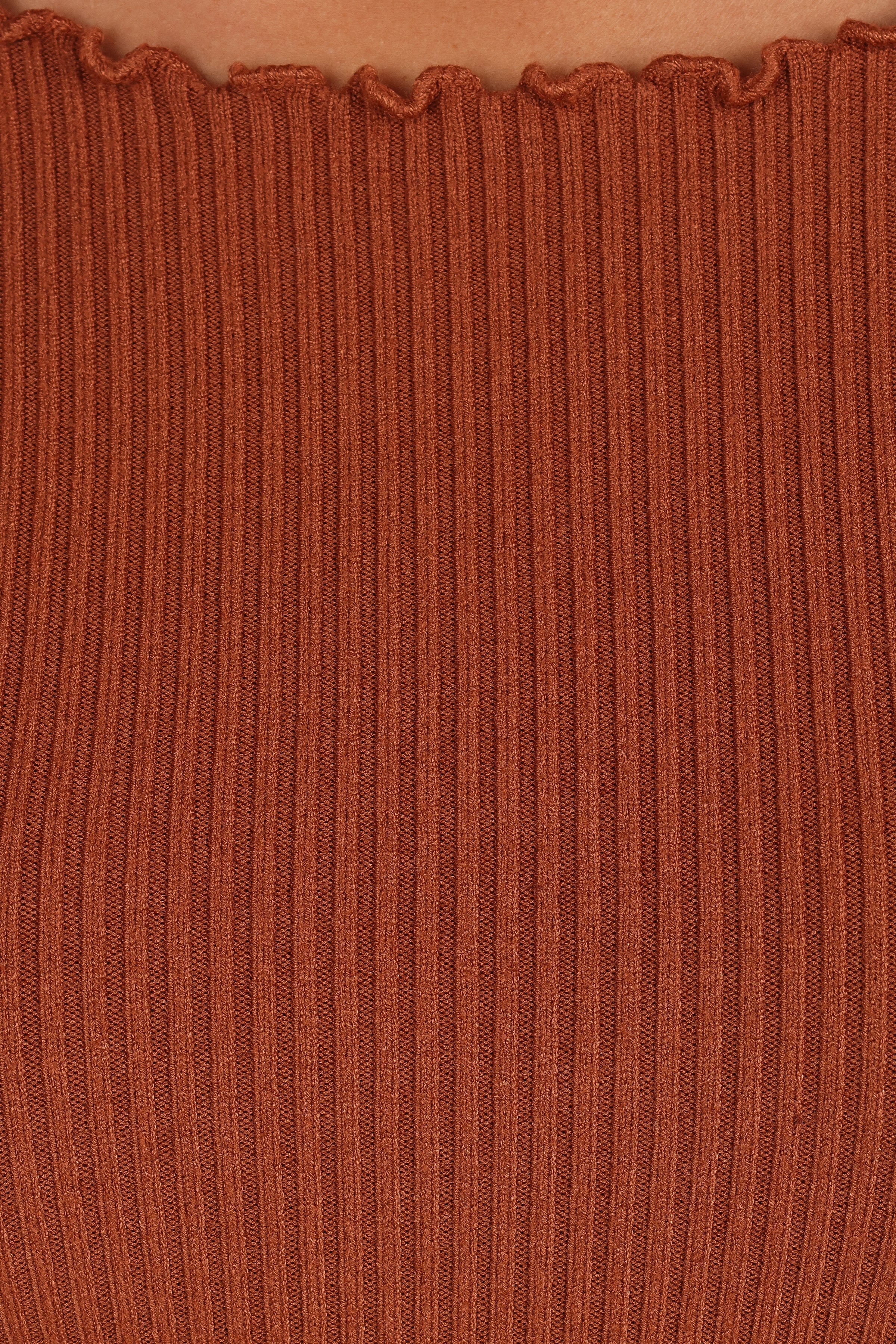 Kya Knit Top - Rust