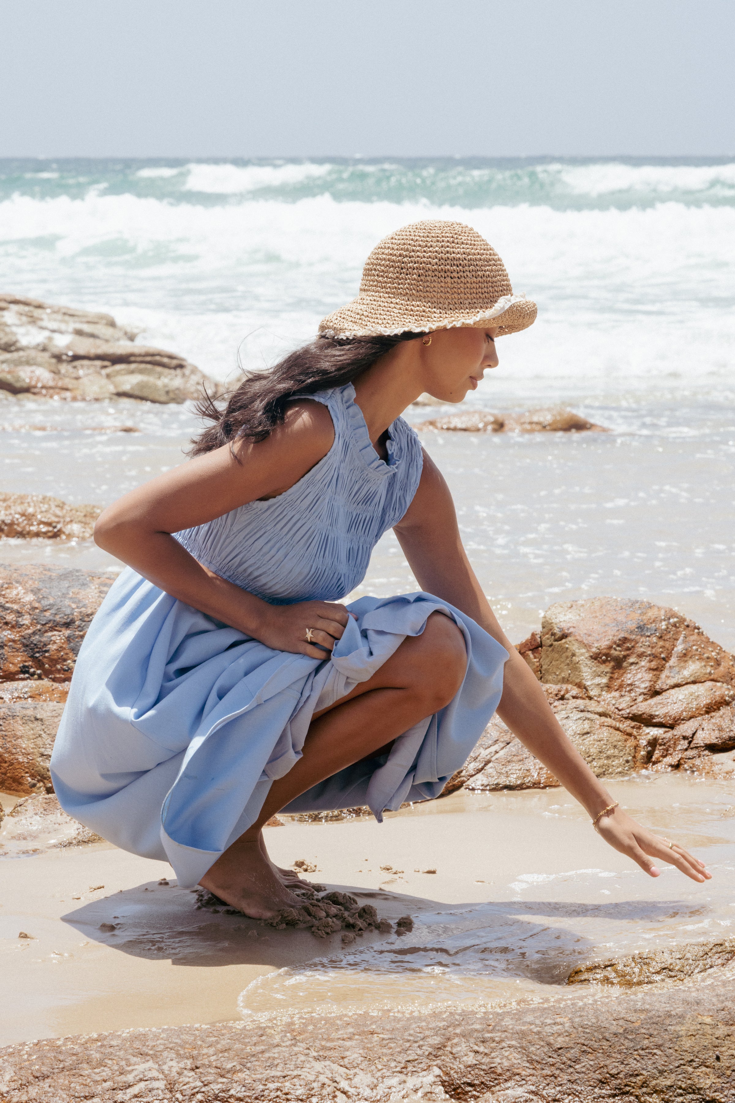 Lanna Maxi Dress - Blue