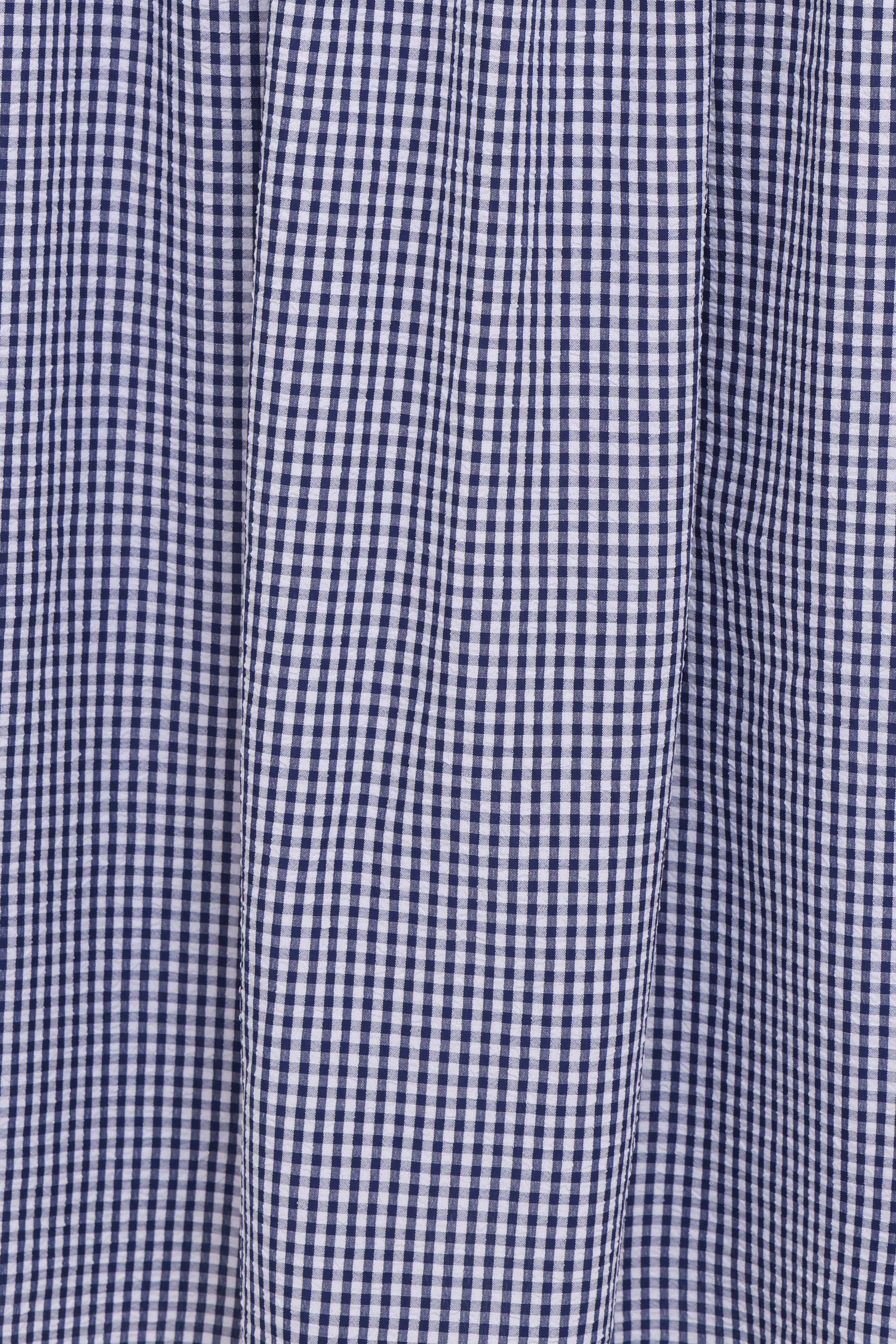 Laurita Maxi Skirt - Navy Gingham