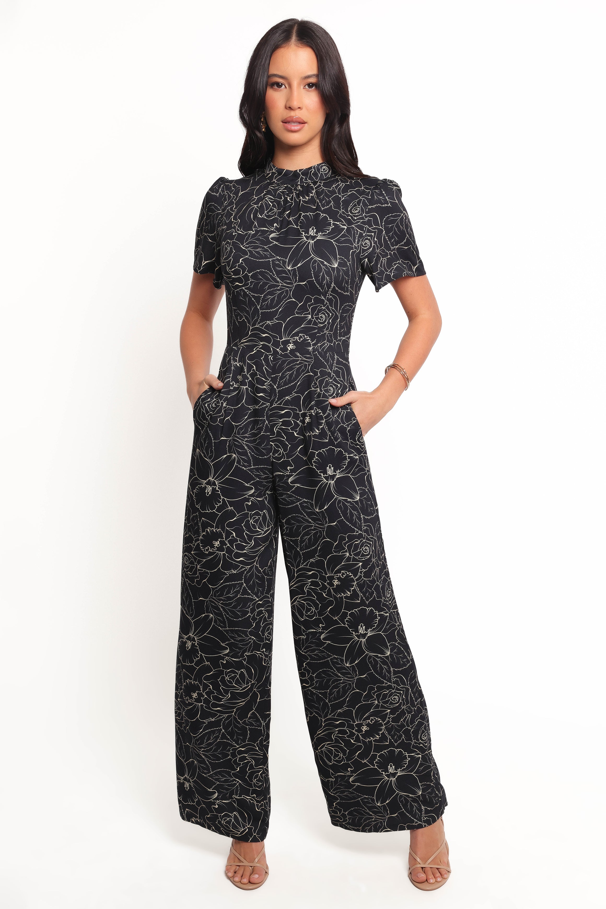 Lemao Jumpsuit - Black White