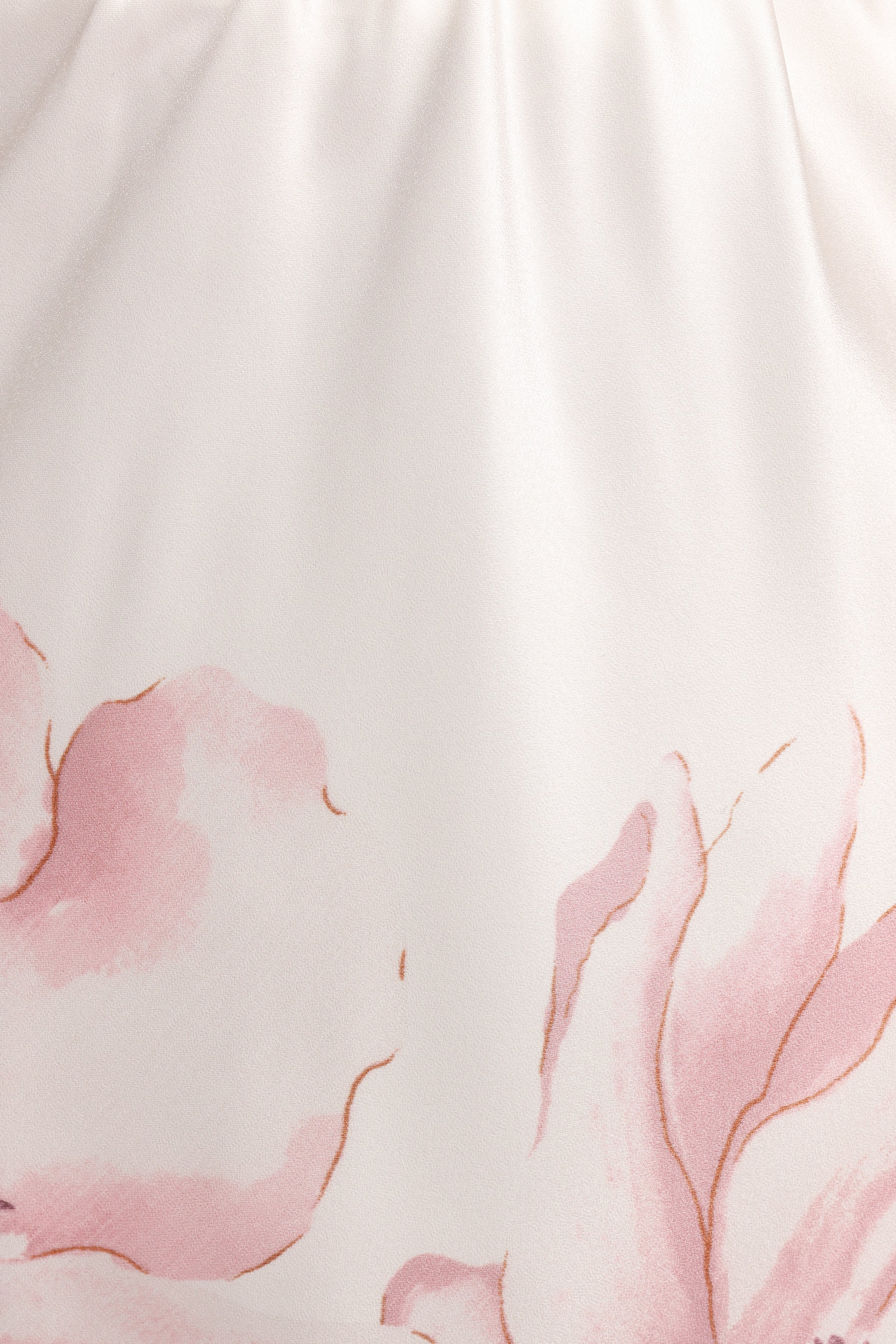 Lila Maxi Skirt - Pink White Floral