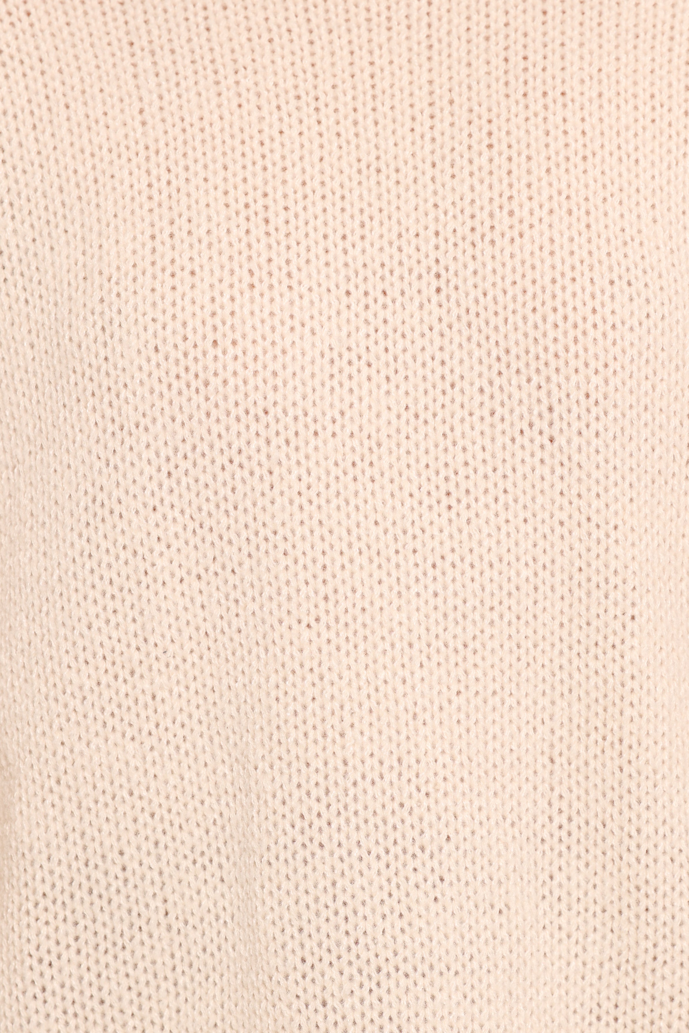 Lover Tie Sleeve Knit Sweater - Ivory