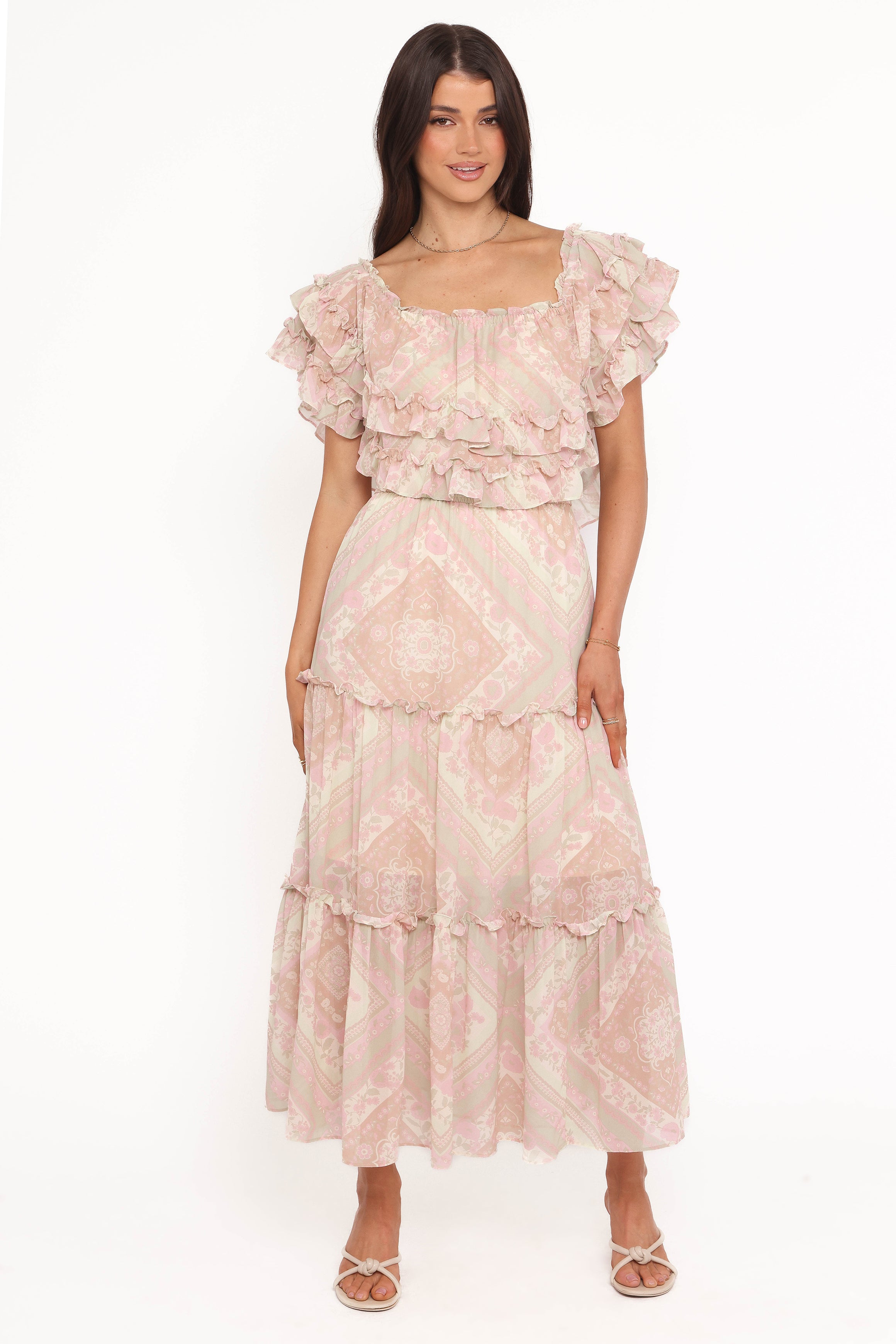 Lovine Maxi Dress - Sage Paisley