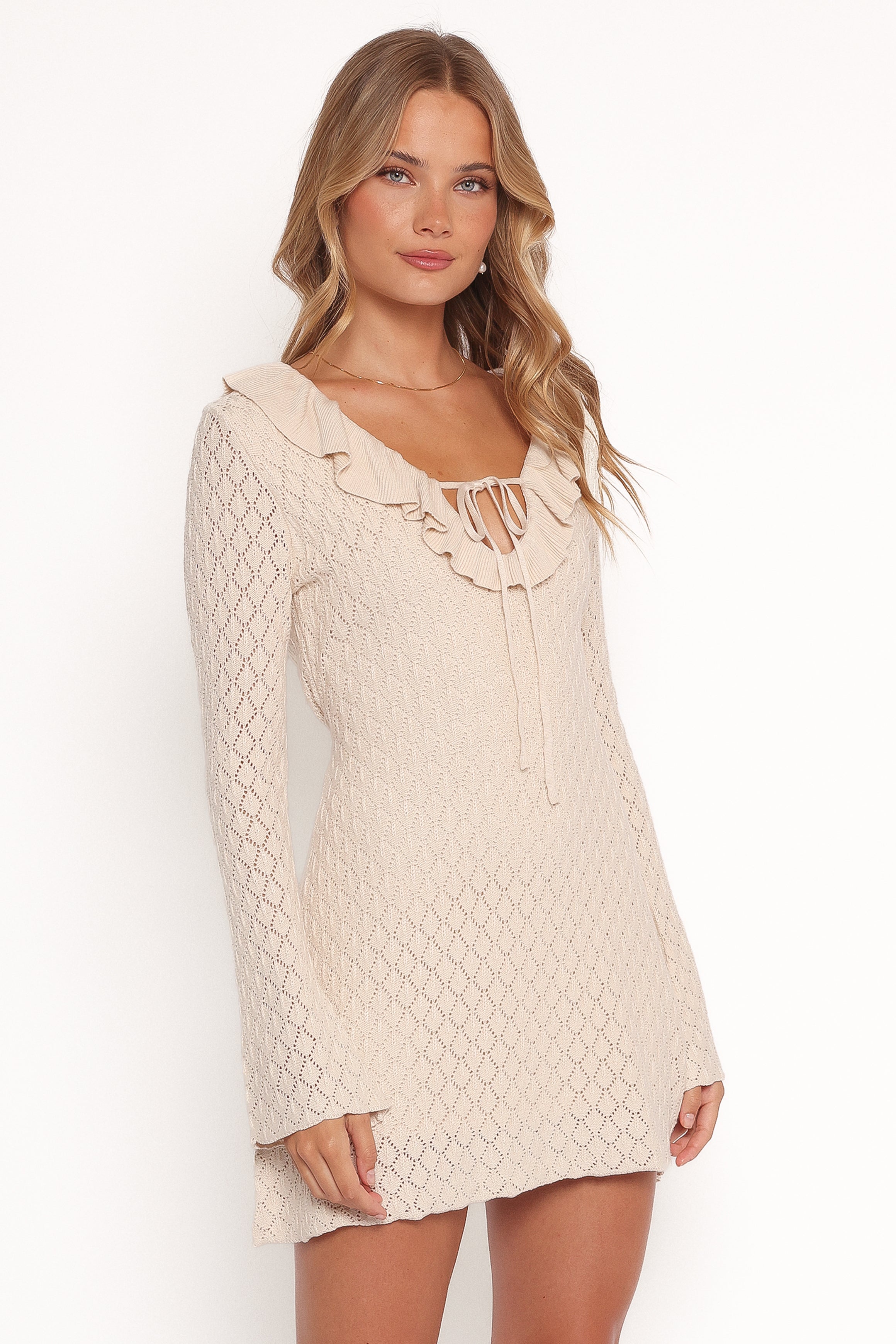 Lucilla Mini Dress - Beige