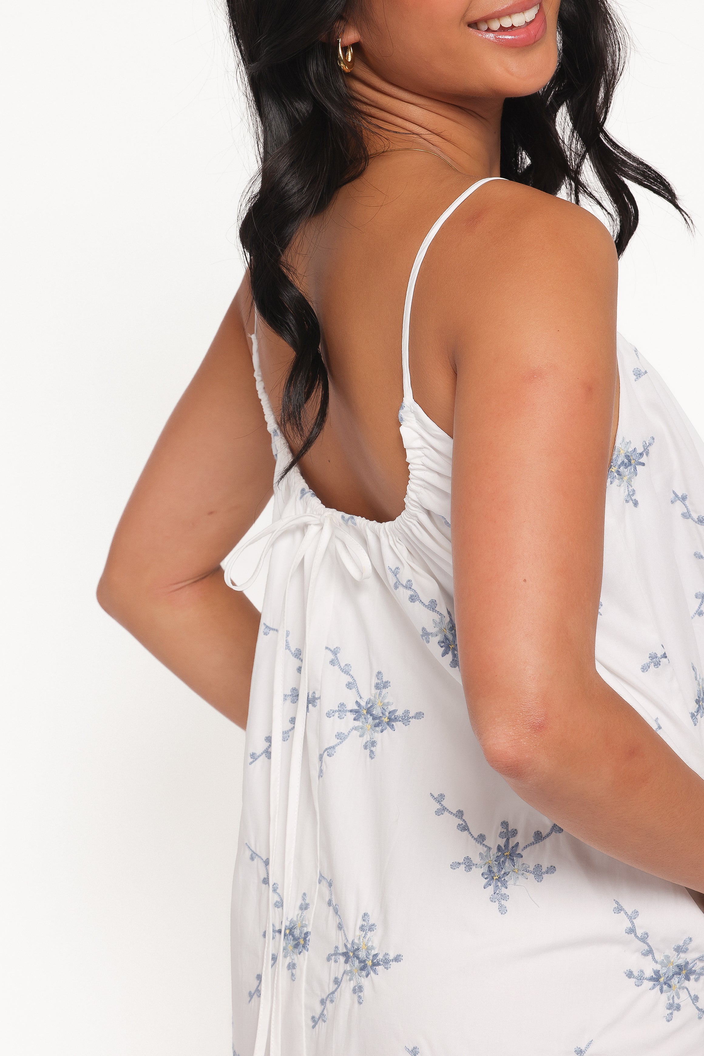 Lumina Maxi Dress - Blue Floral