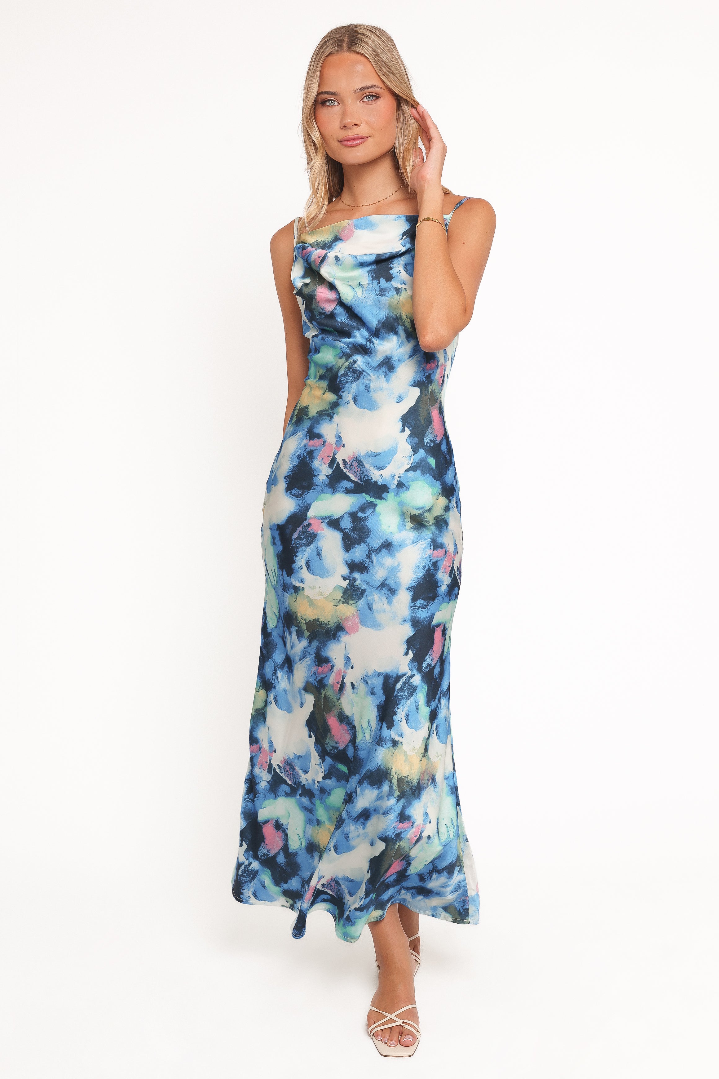 Lyselle Maxi Dress - Blue Print