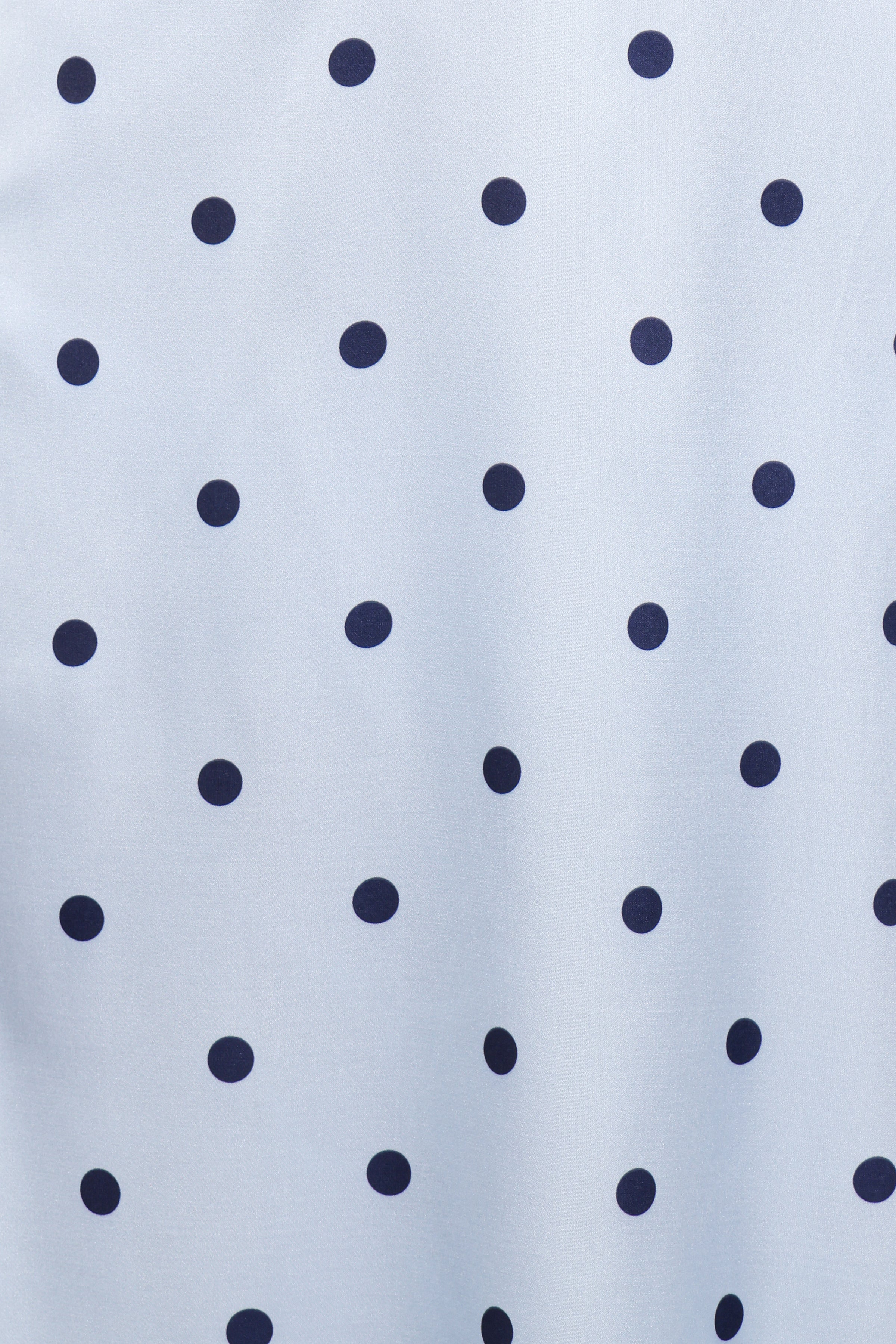 Manaris Off Shoulder Maxi Dress - Blue Polka Dot