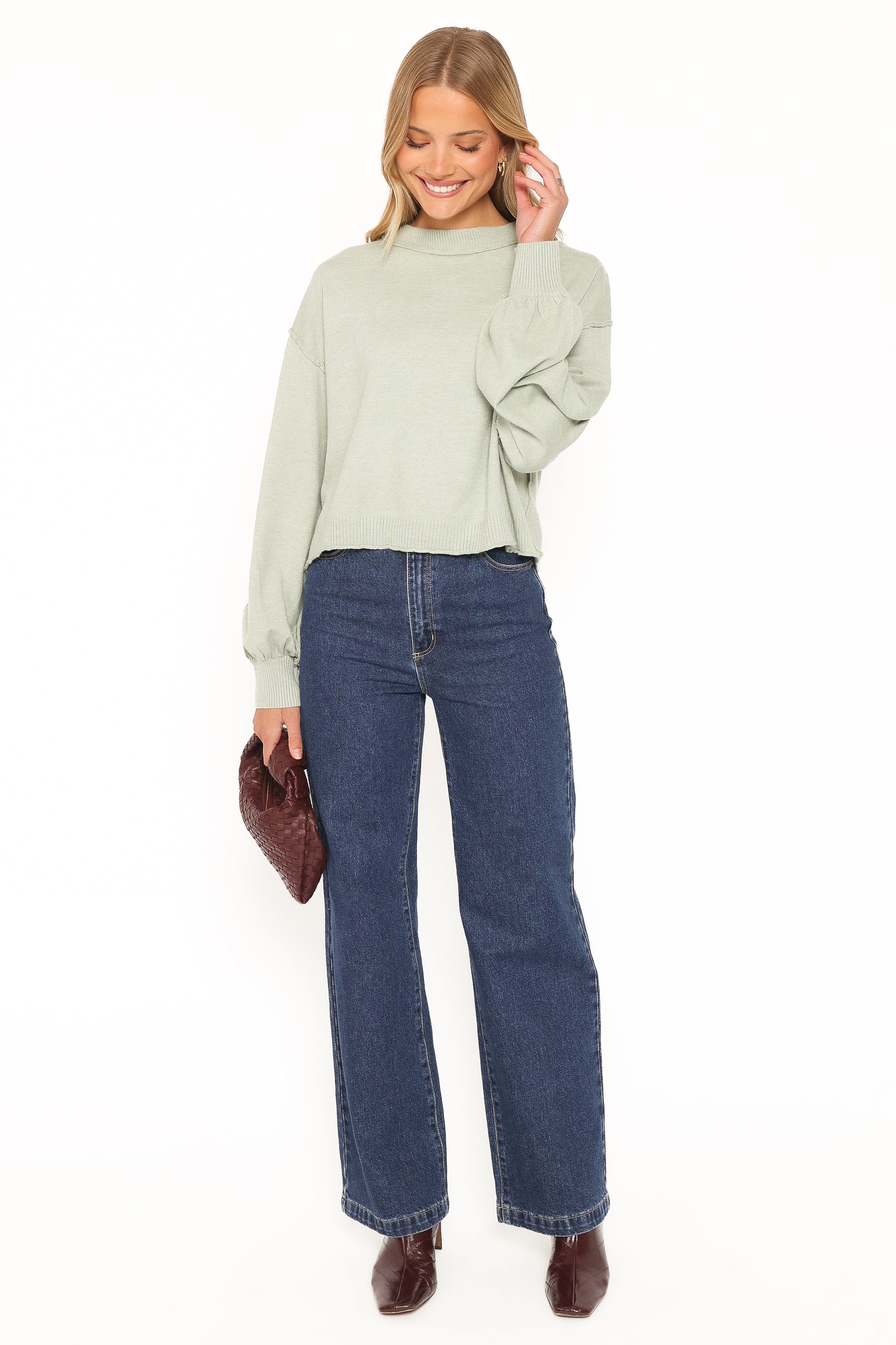 Marcia Sweater - Green Matcha