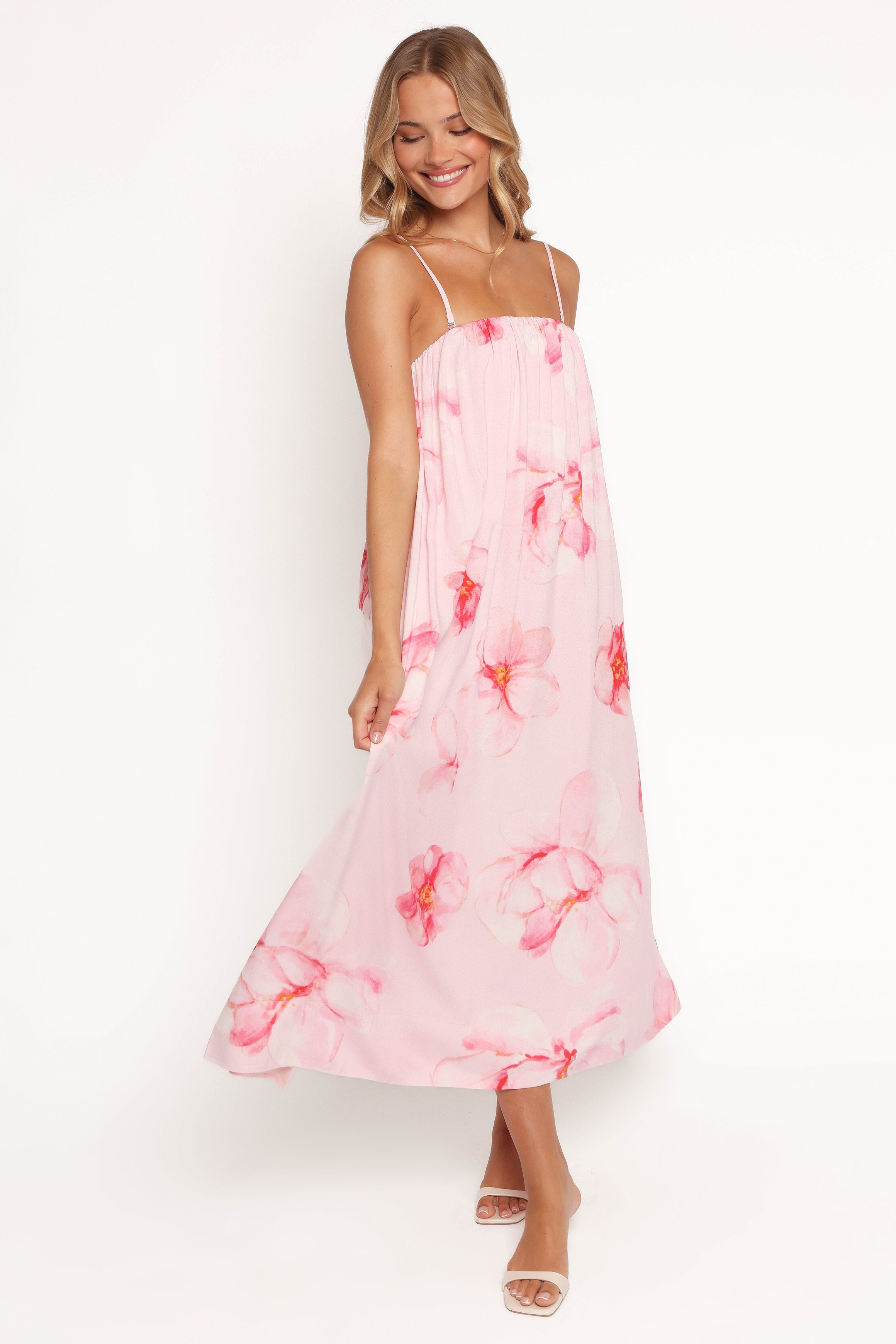 Margherita Maxi Dress - Pink Floral