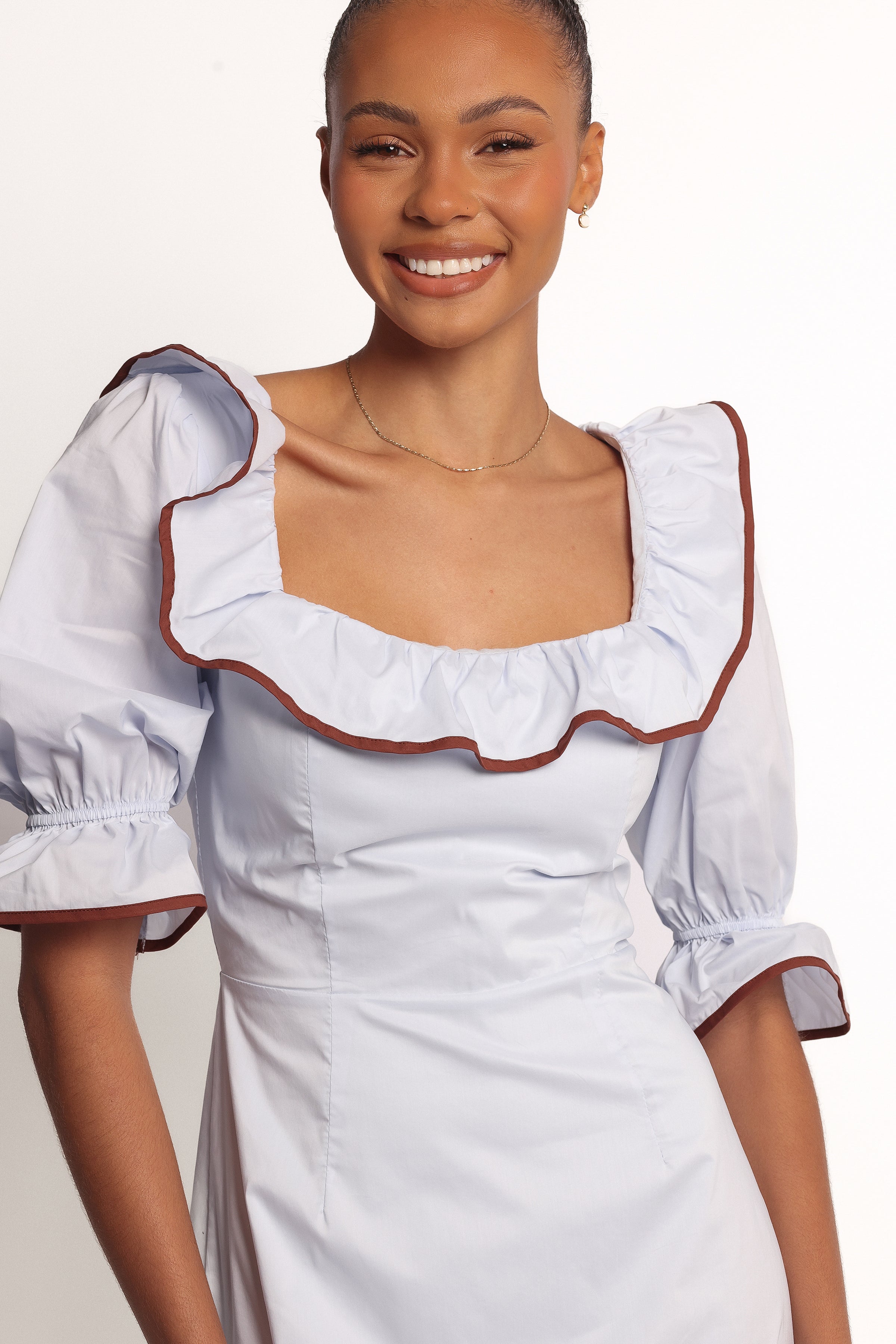 Marilla Mini Dress - Pale Blue