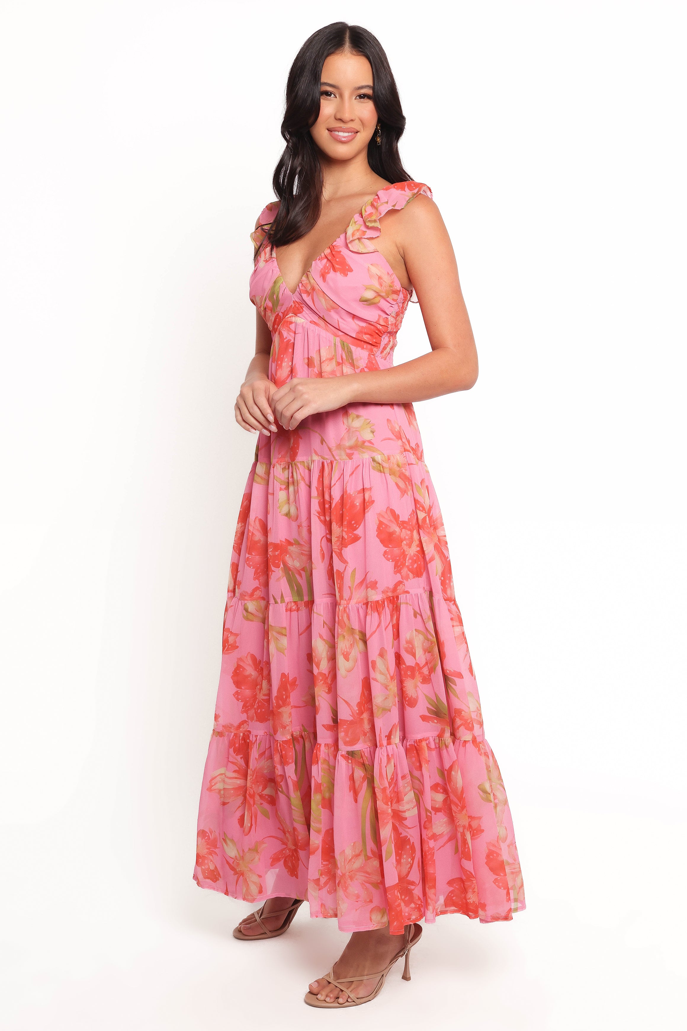 Matteah Maxi Dress - Tropical Floral