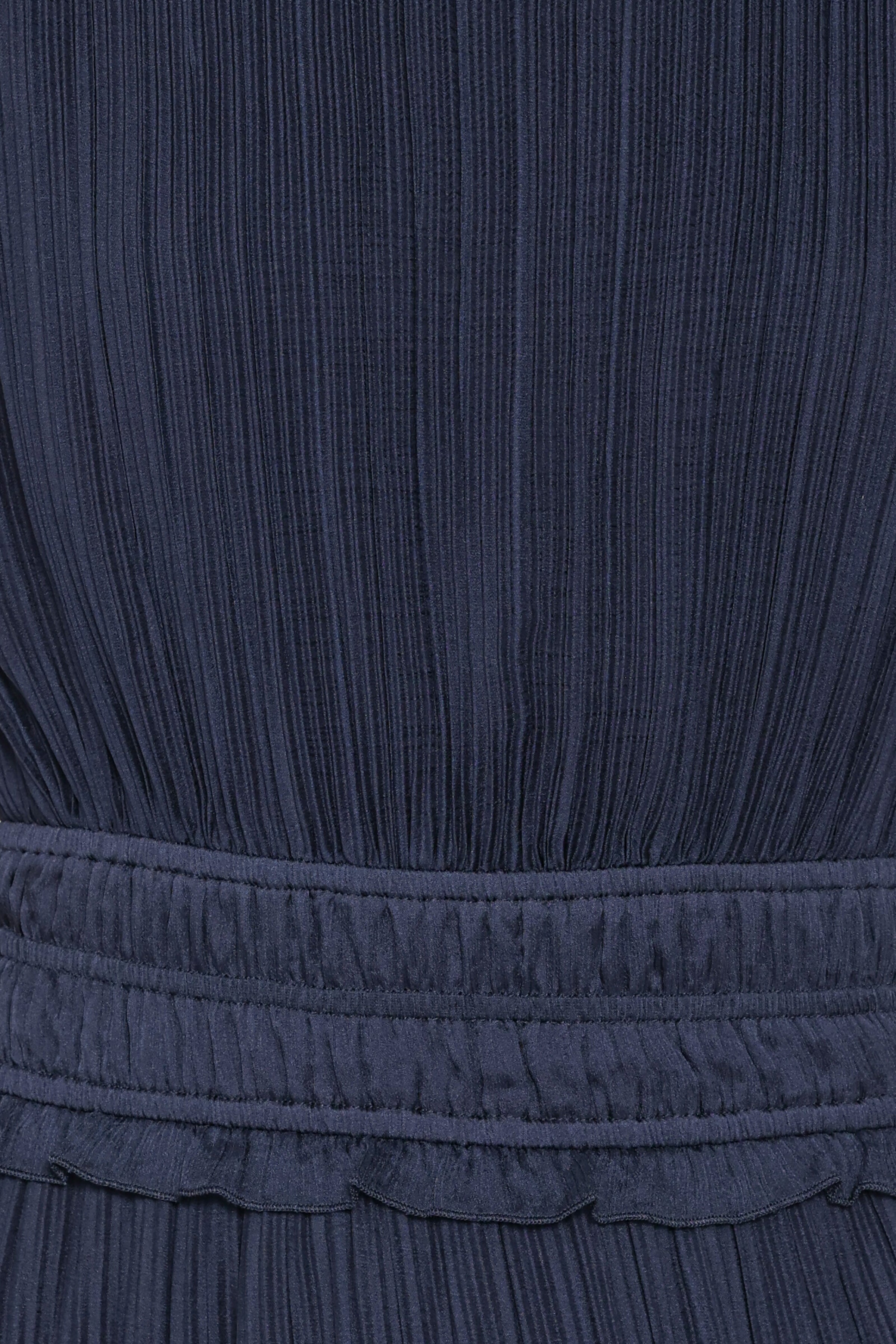 Maven Plisse Maxi Dress - Navy