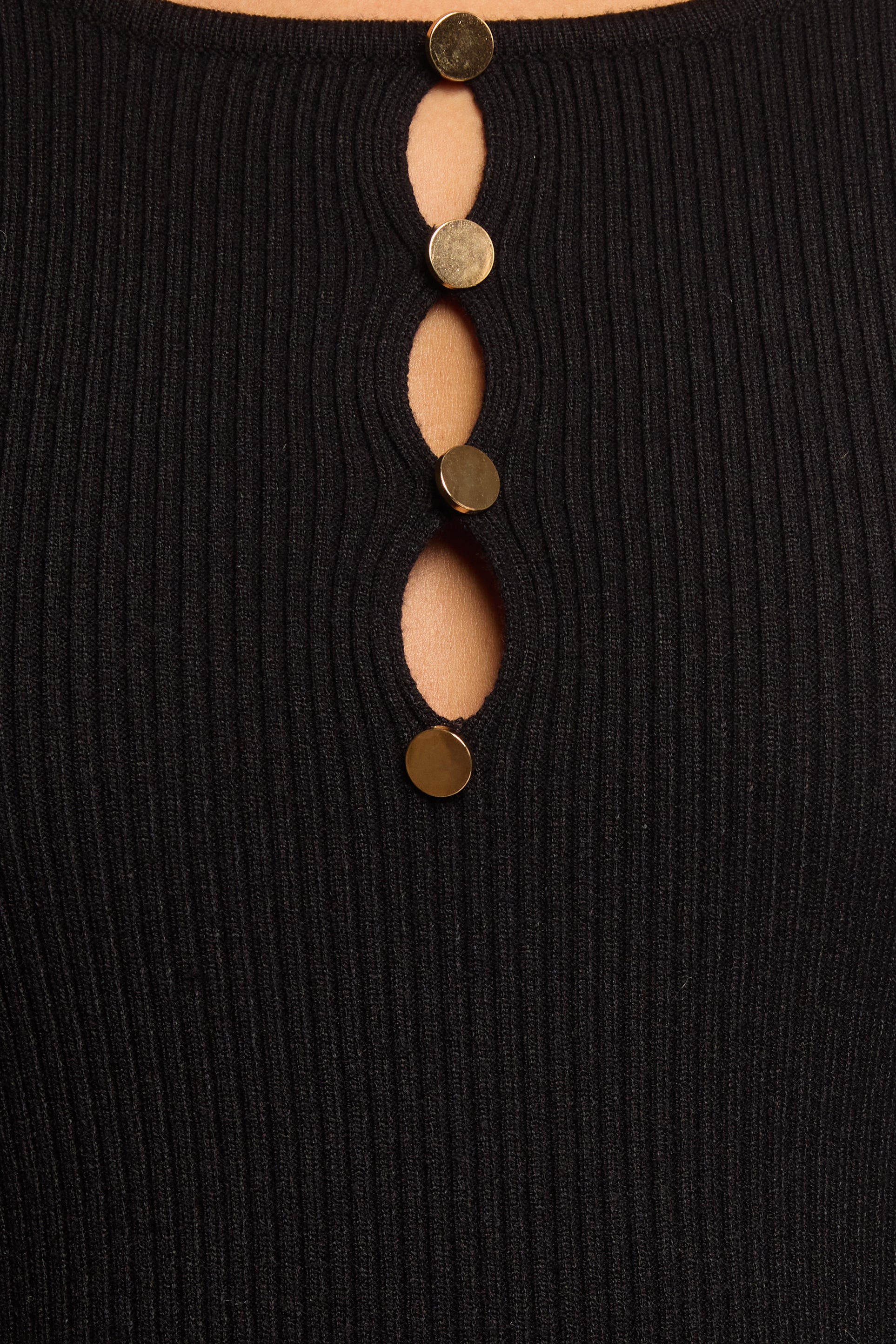 Maxwell Knit Maxi Dress - Black