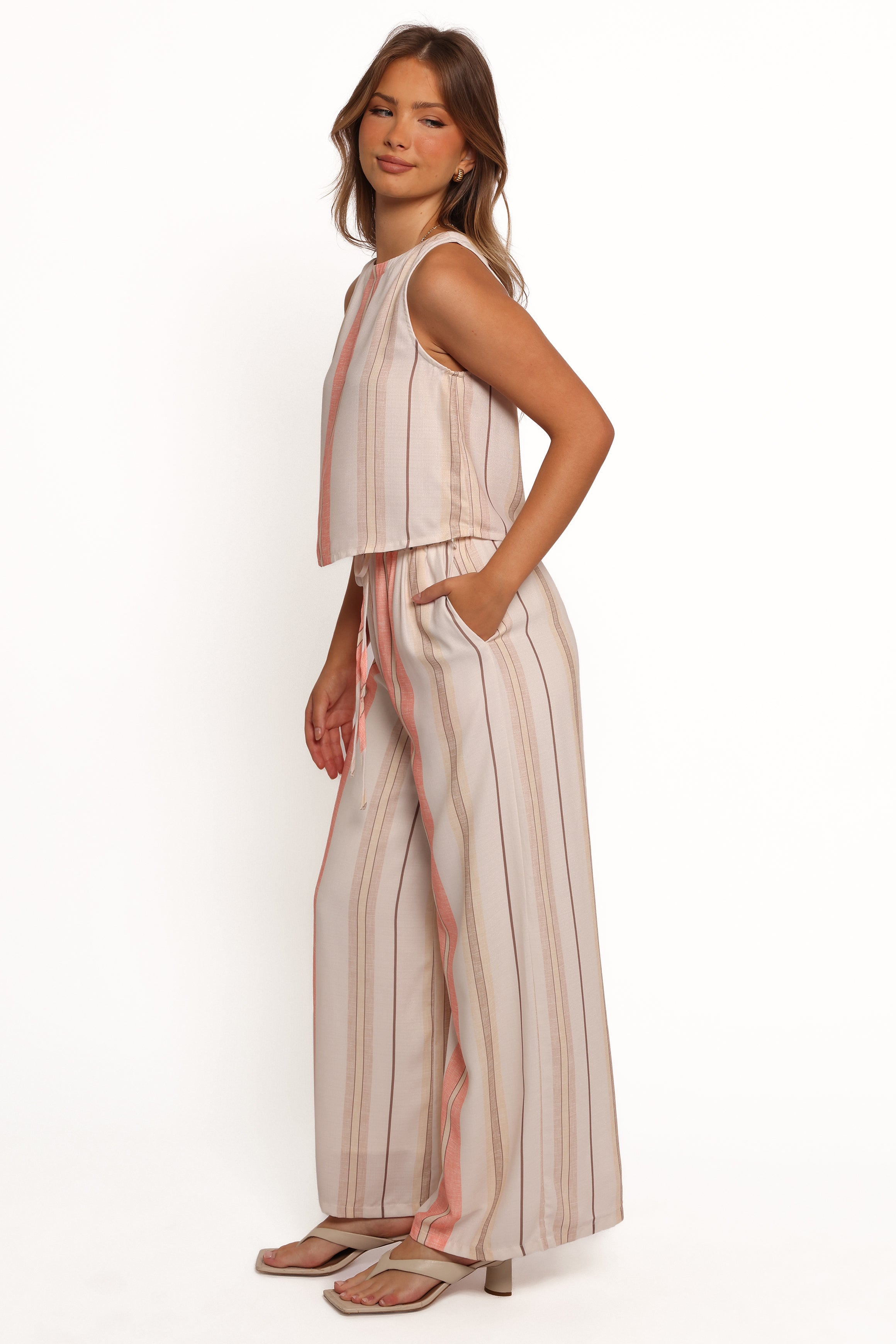 McKenzie Pant Set - Multi Stripe