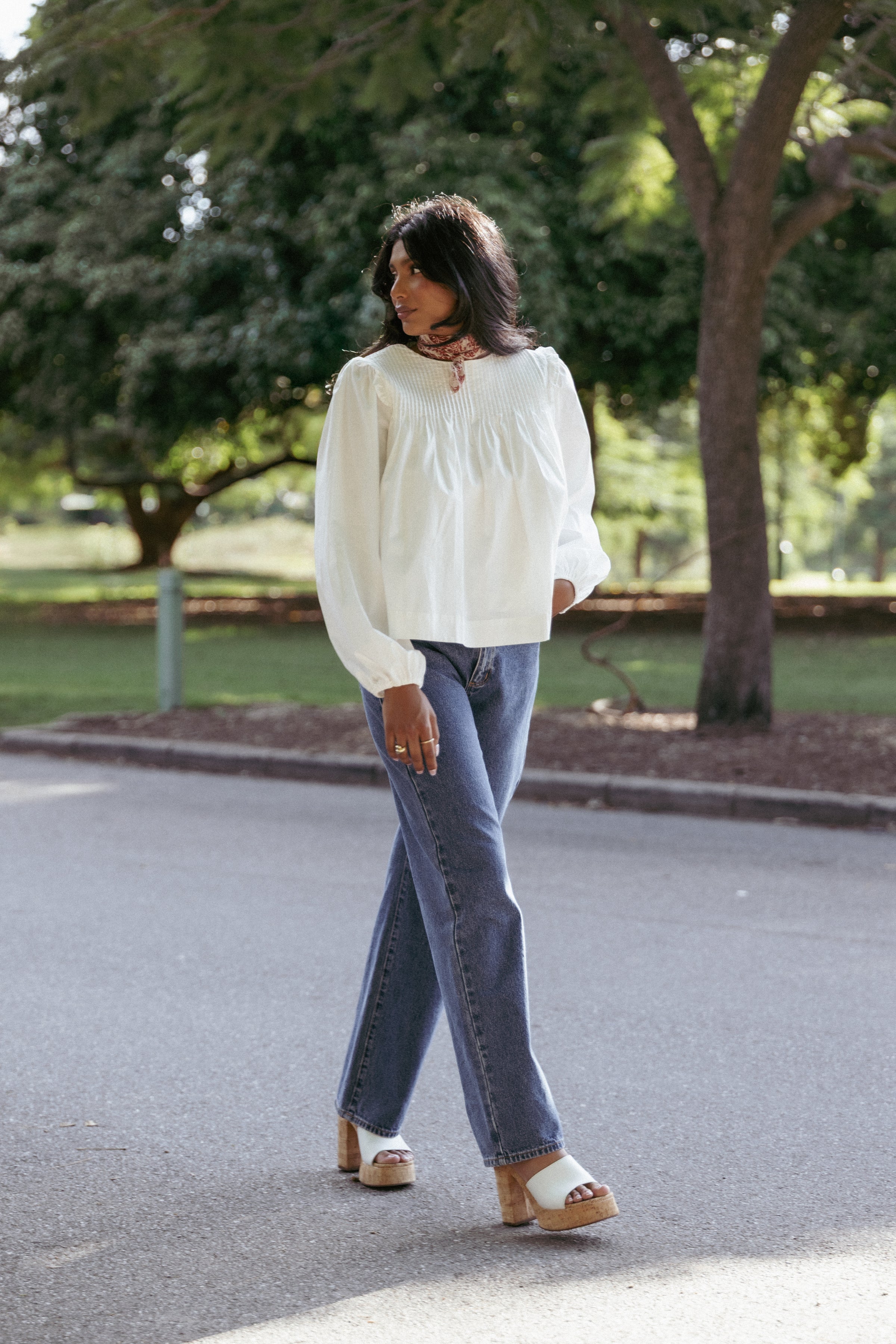 Melba Blouse - White