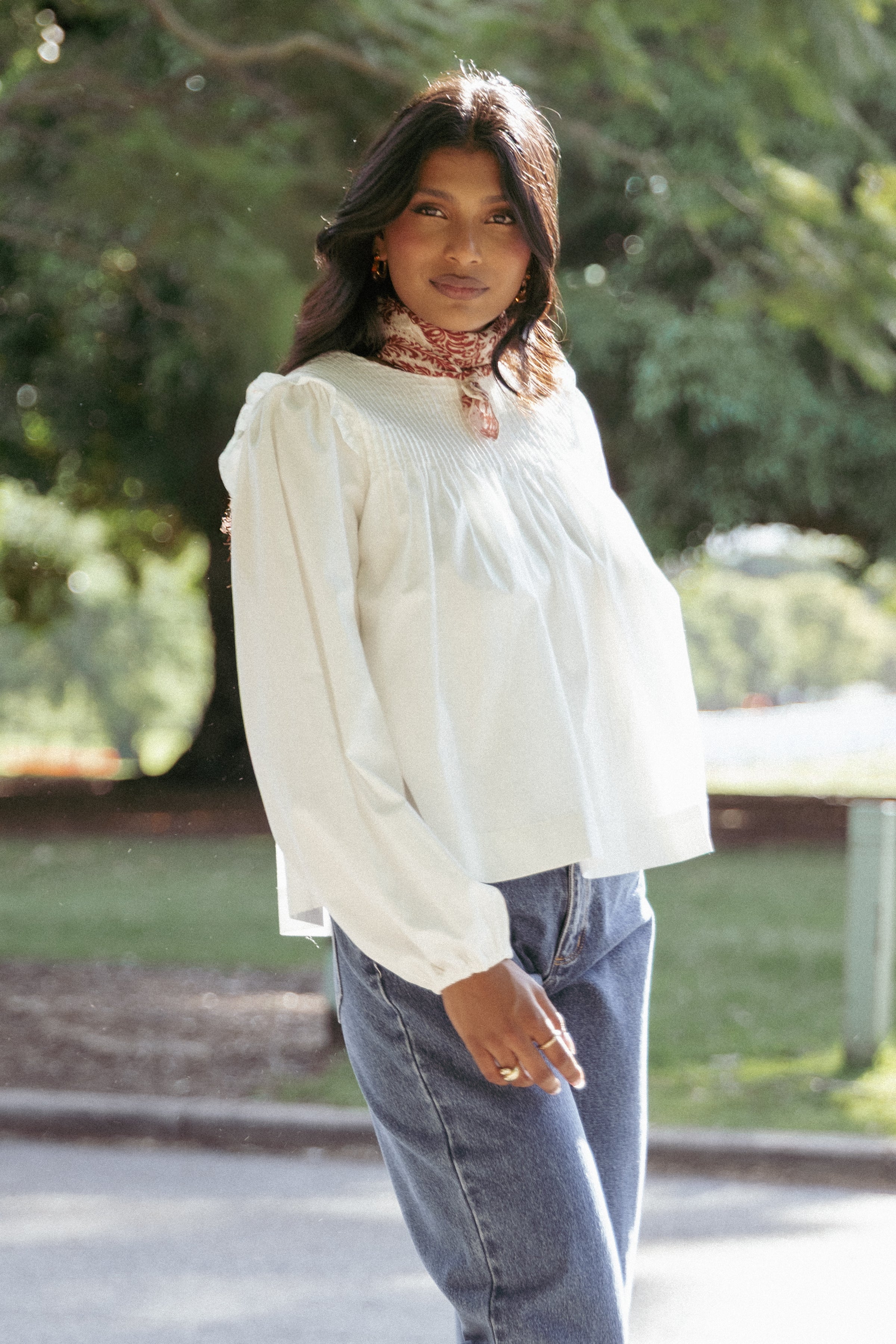 Melba Blouse - White