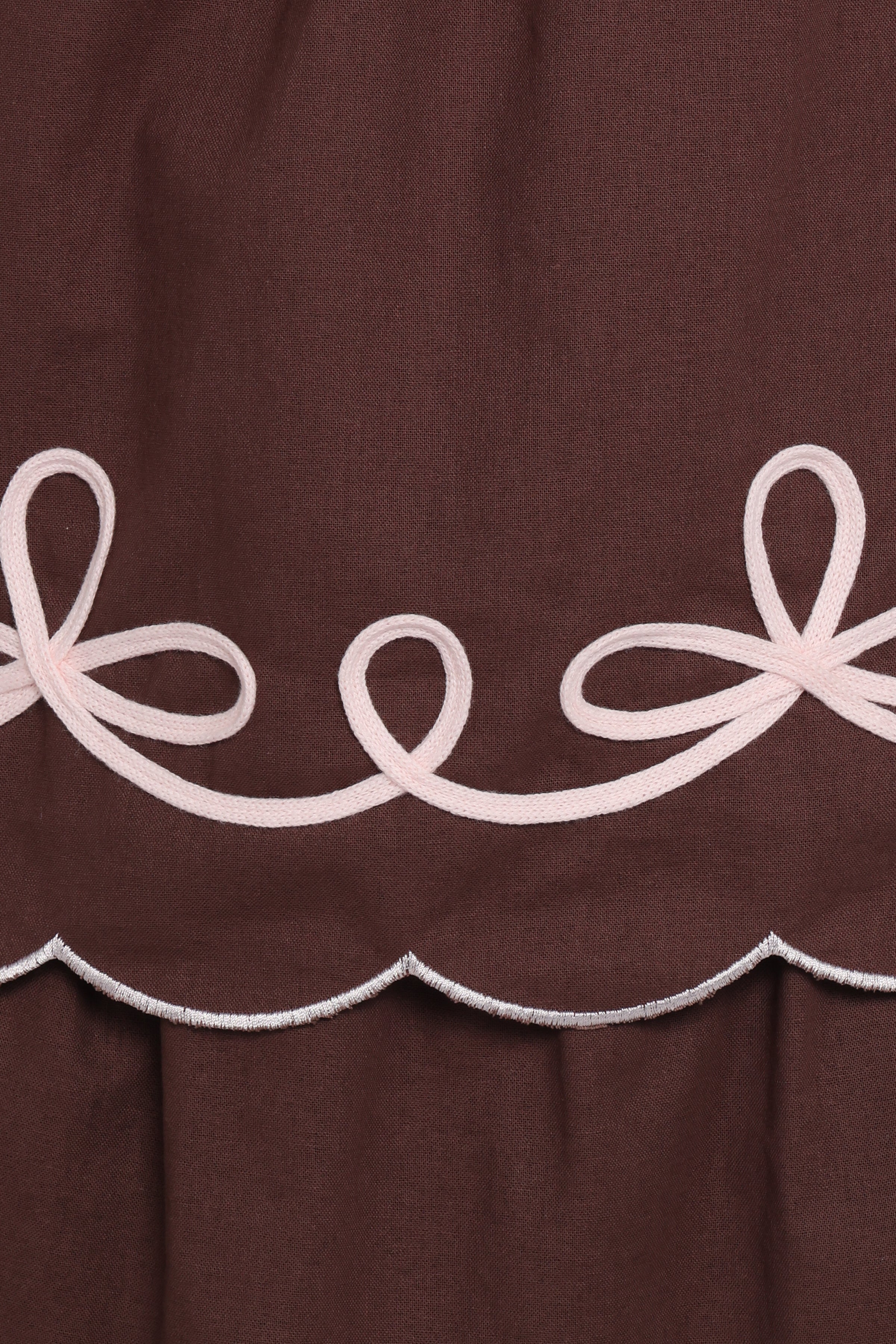 Michelle Mini Skirt Set - Chocolate